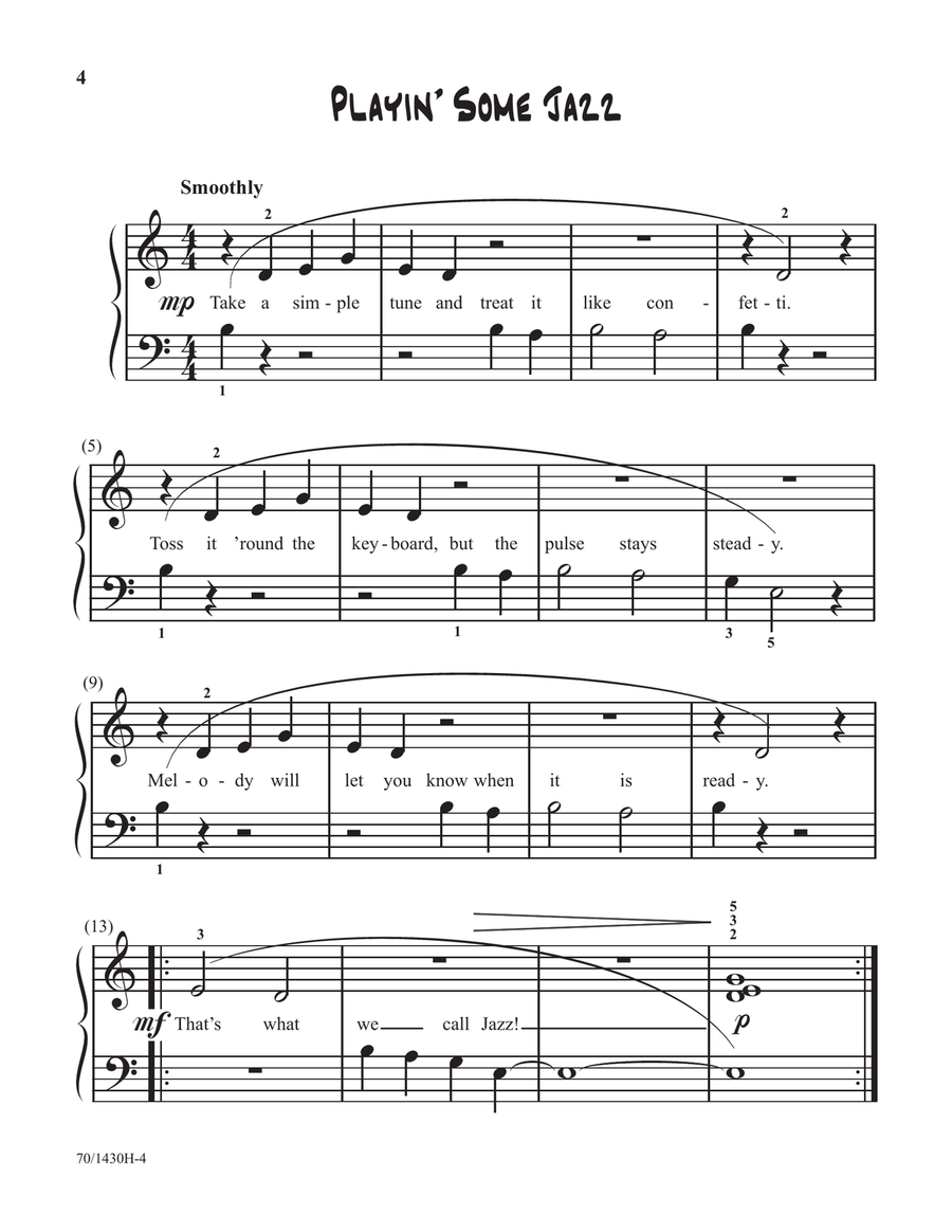 All That Jazz and Pizzazz - Book 1 (Digital Download) Piano Solo scores gallery preview page 4