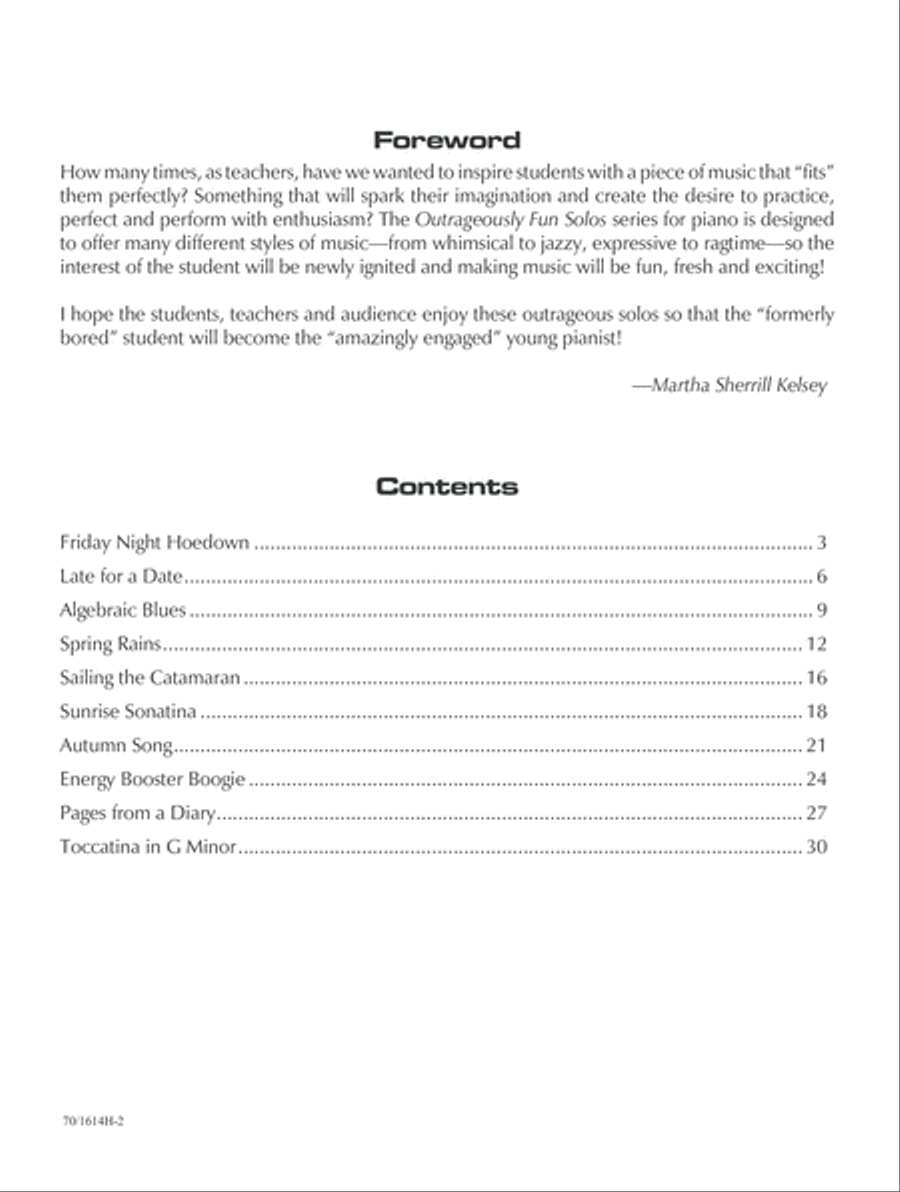 Outrageously Fun Solos for the Formerly Bored Piano Student - Book 4, Int (Digit Piano Method scores gallery preview page 2