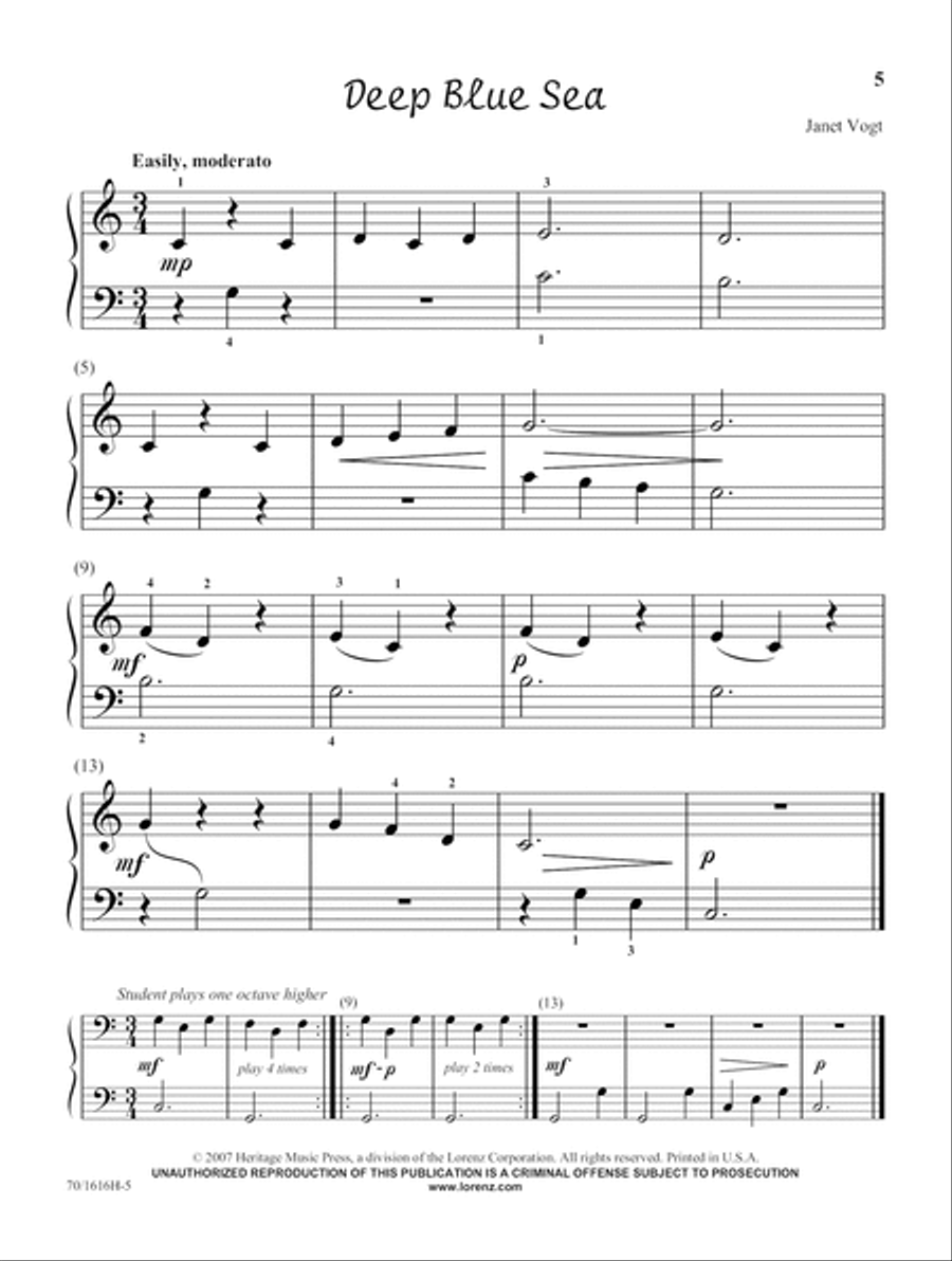 Star of the Show Solos - Book 1, Easy (Digital Download) Piano Solo scores gallery preview page 5