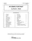 Wyoming Portrait Full Score (Digital Download)