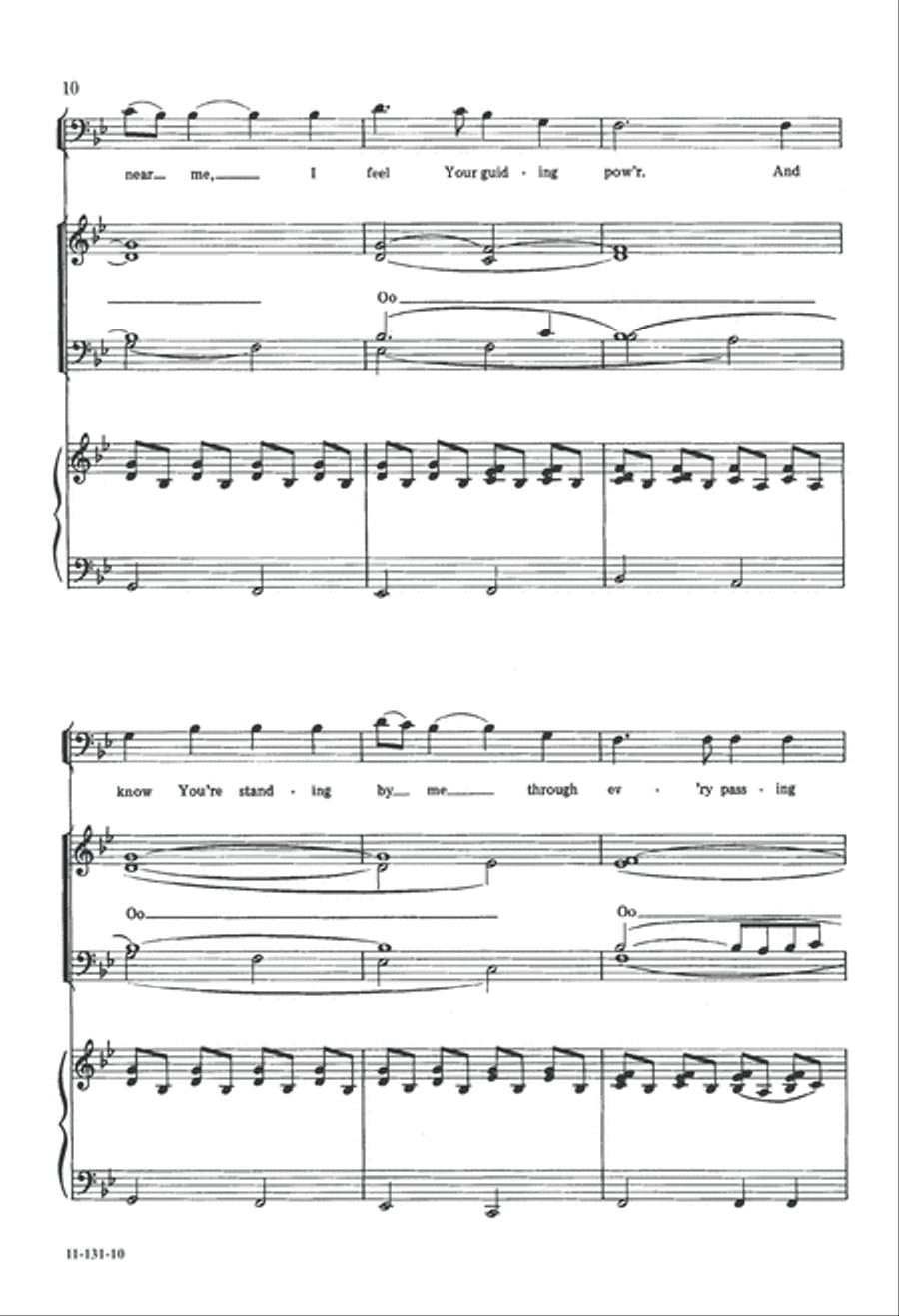 Thy Will Be Done (Digital Download) 4-Part scores gallery preview page 10