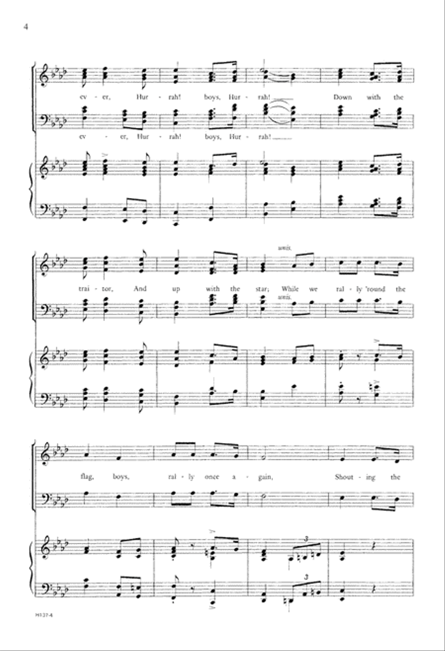 Battle Cry of Freedom (Digital Download) Divisi scores gallery preview page 4