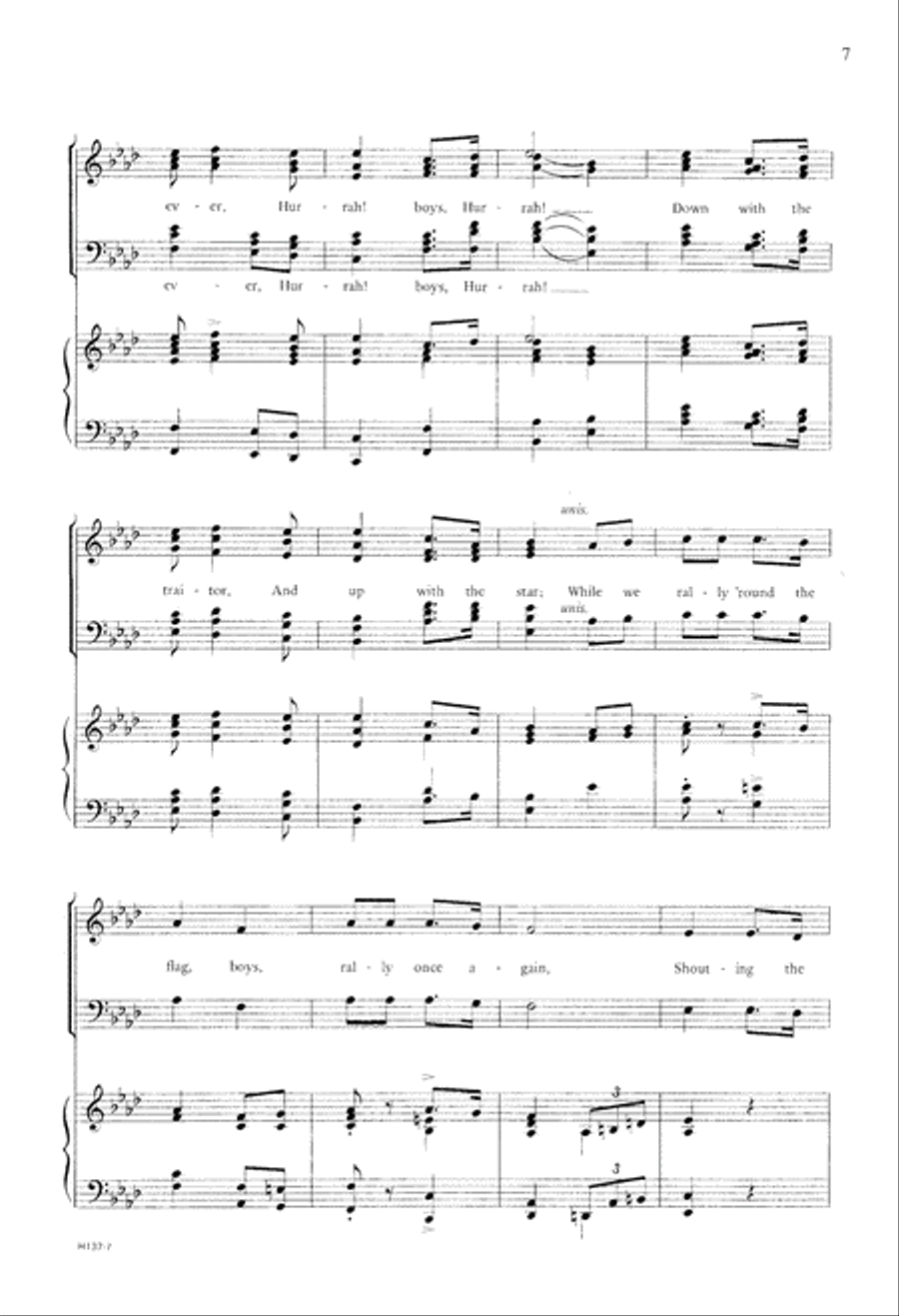 Battle Cry of Freedom (Digital Download) Divisi scores gallery preview page 7
