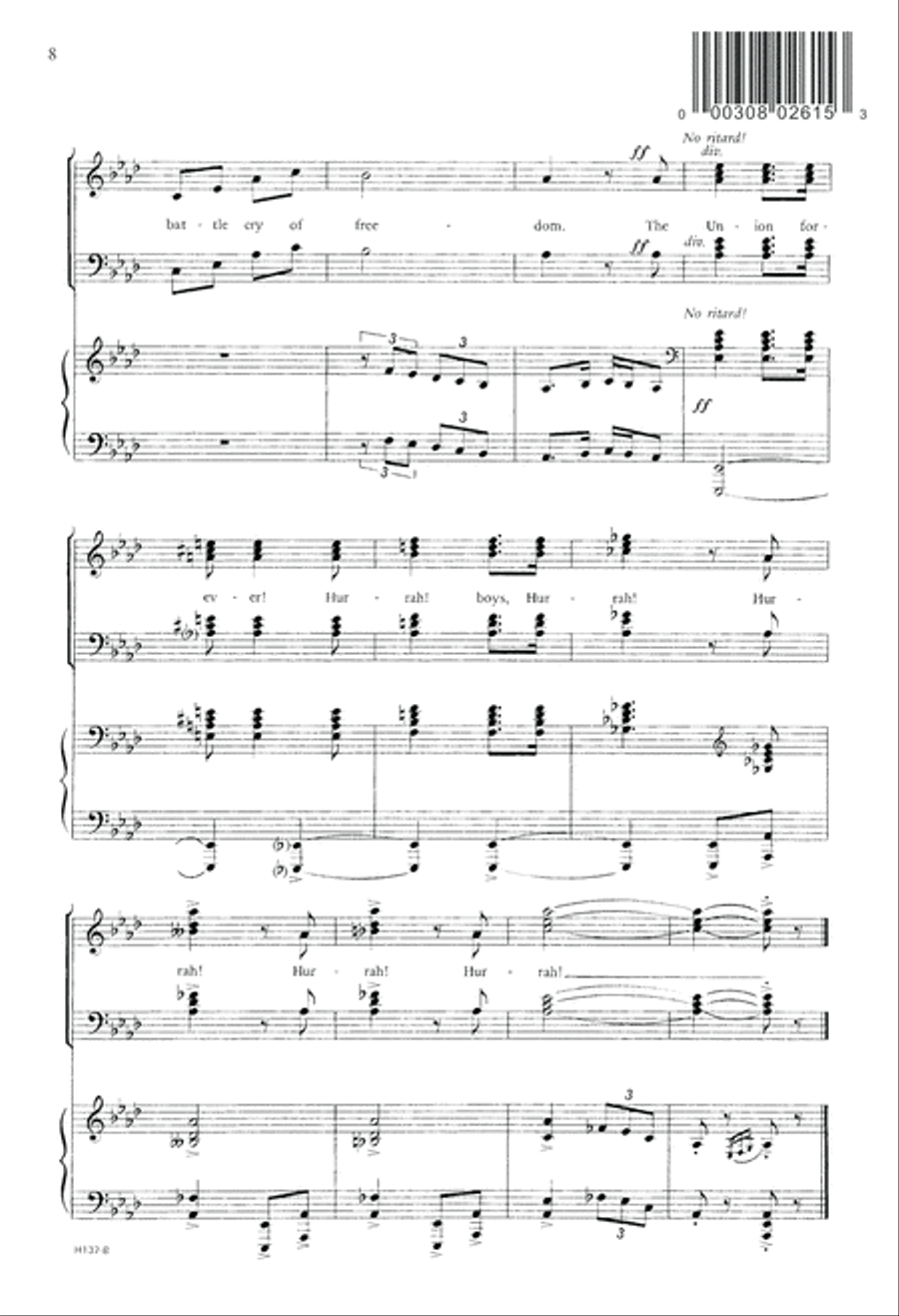 Battle Cry of Freedom (Digital Download) Divisi scores gallery preview page 8