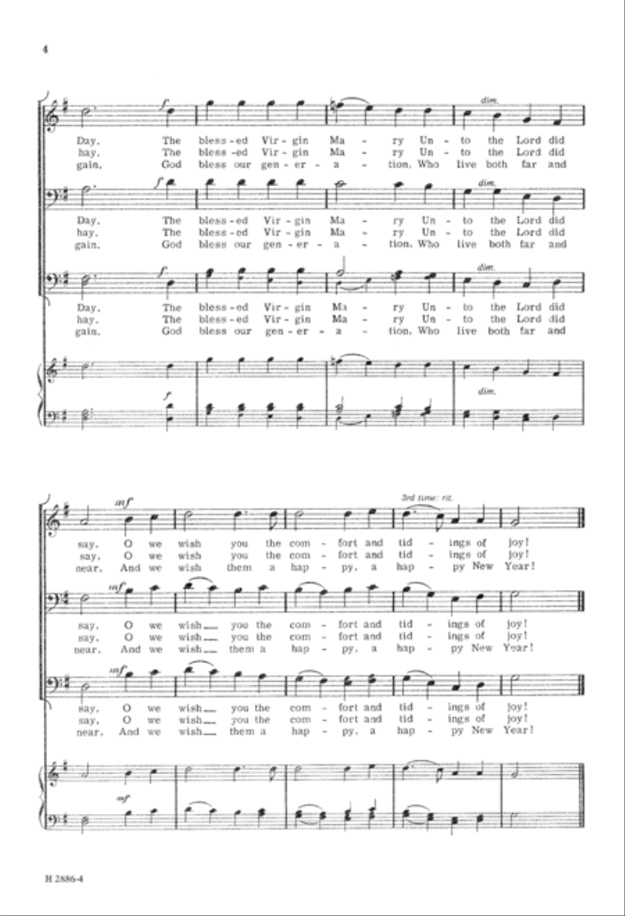 Three English Carols (Digital Download) TTB scores gallery preview page 4