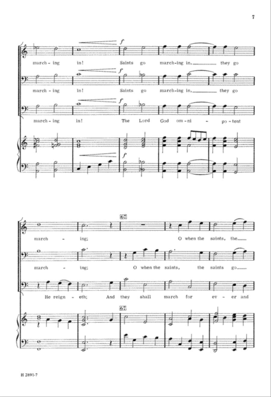 Hallelujah to the Saints (Digital Download) TTB scores gallery preview page 7