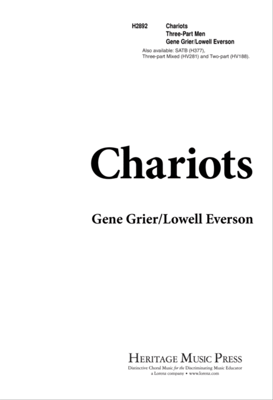 Chariots (Digital Download) TTB scores gallery preview page 1