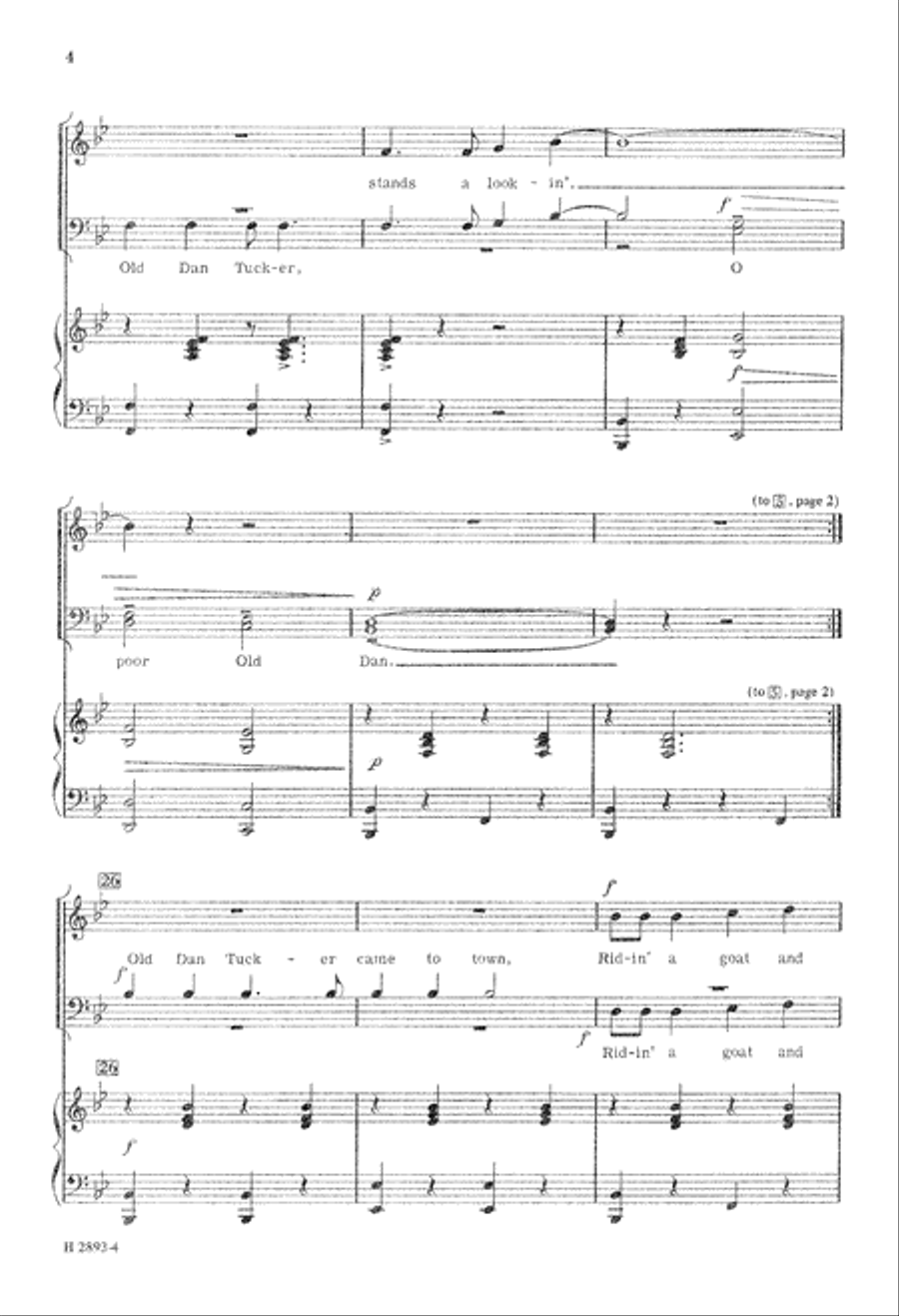 Old Dan Tucker (Digital Download) TTB scores gallery preview page 4