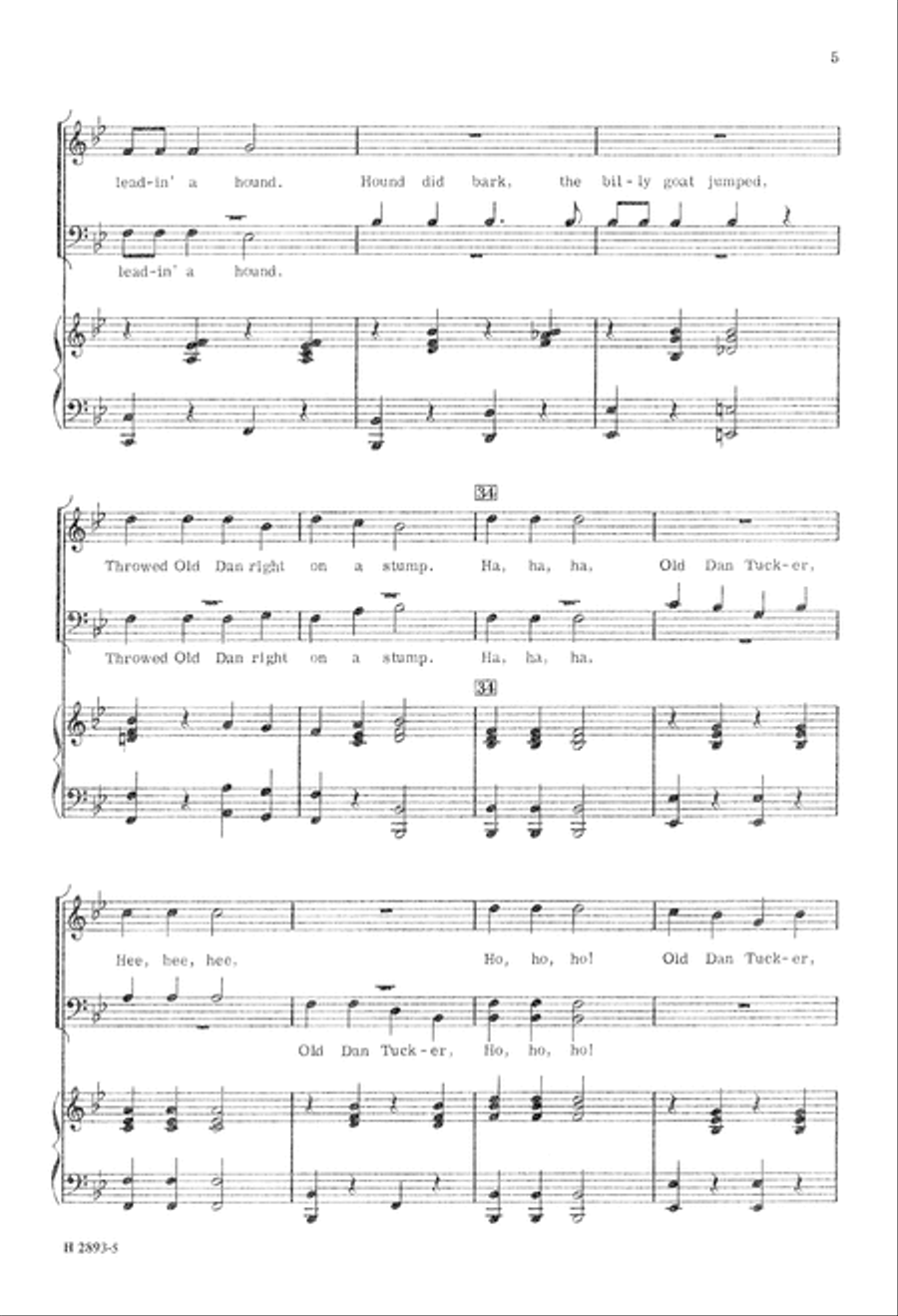 Old Dan Tucker (Digital Download) TTB scores gallery preview page 5