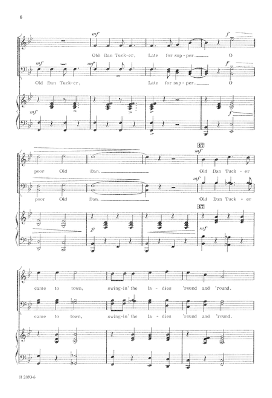 Old Dan Tucker (Digital Download) TTB scores gallery preview page 6