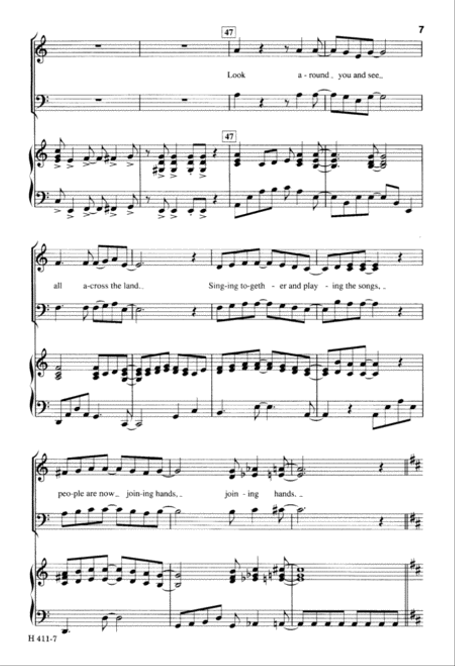 America Our Home (Digital Download) 4-Part scores gallery preview page 7