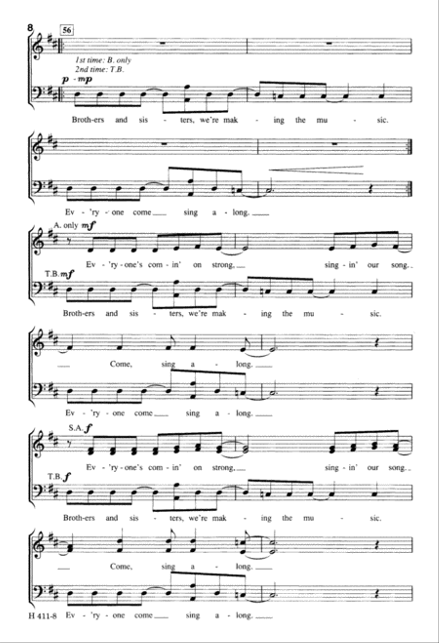 America Our Home (Digital Download) 4-Part scores gallery preview page 8