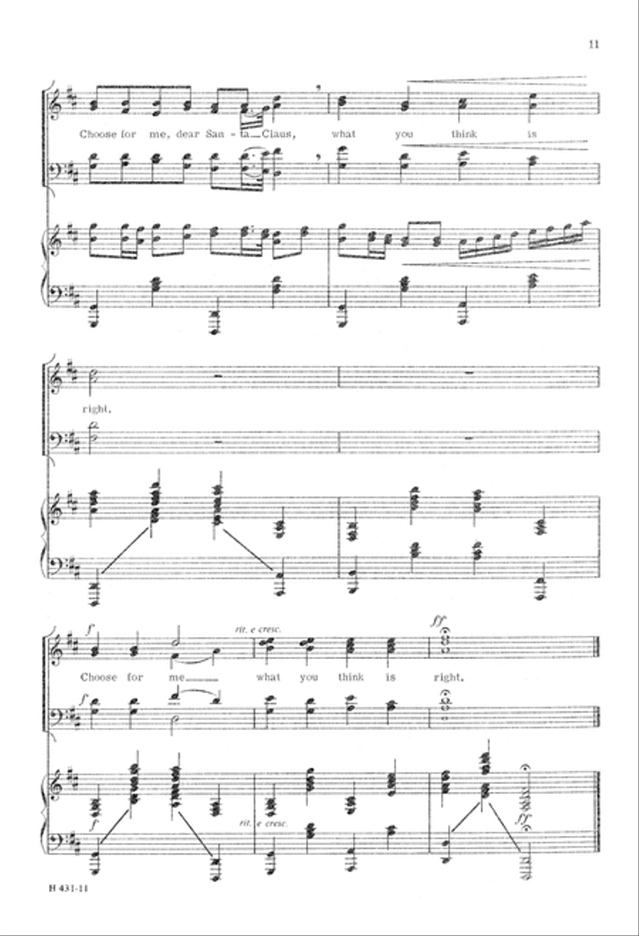 Pachelbel's Old St. Nick (Digital Download) 4-Part scores gallery preview page 11