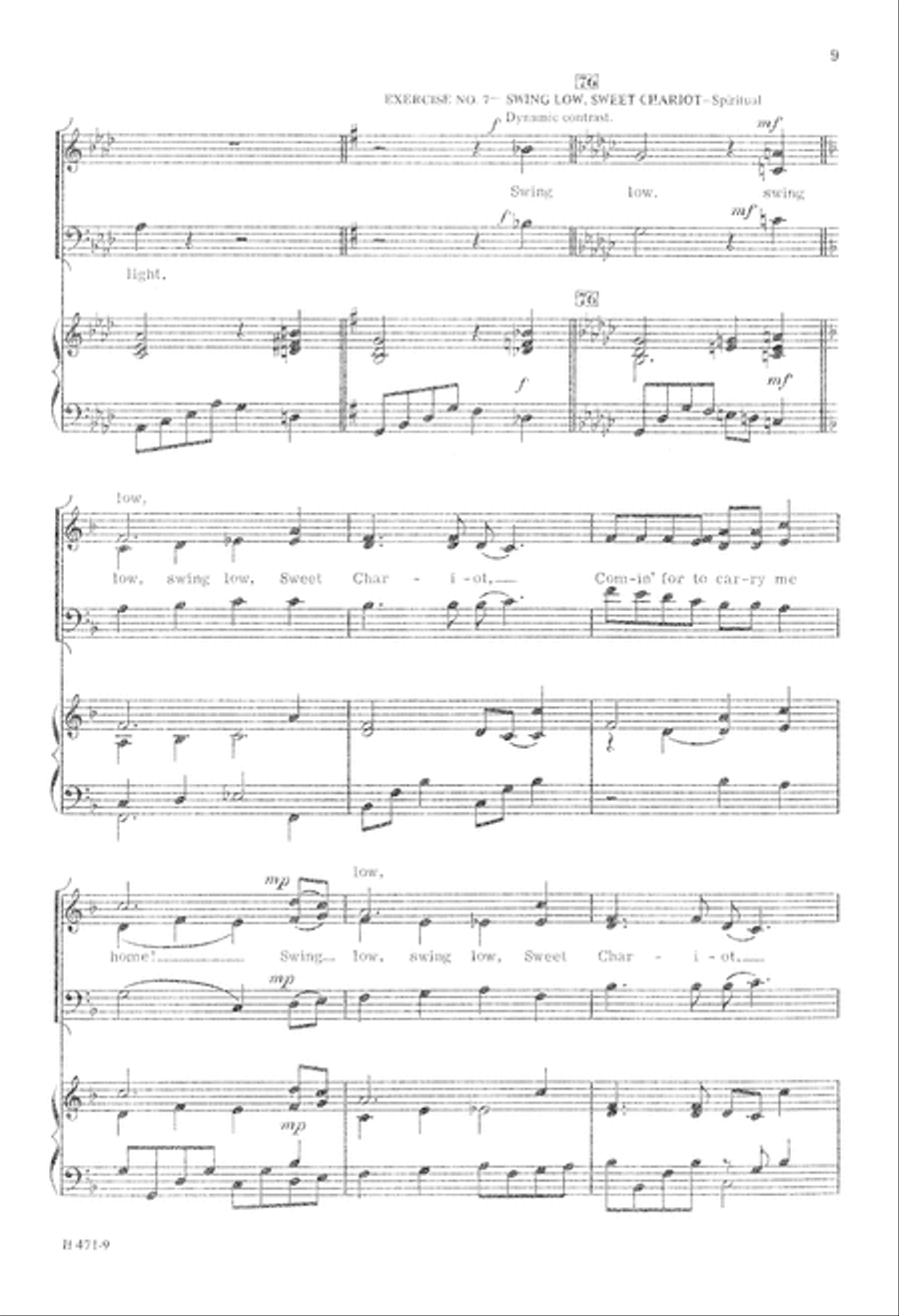 Practical Time-Saving Warm-Ups (Digital Download) 4-Part scores gallery preview page 9