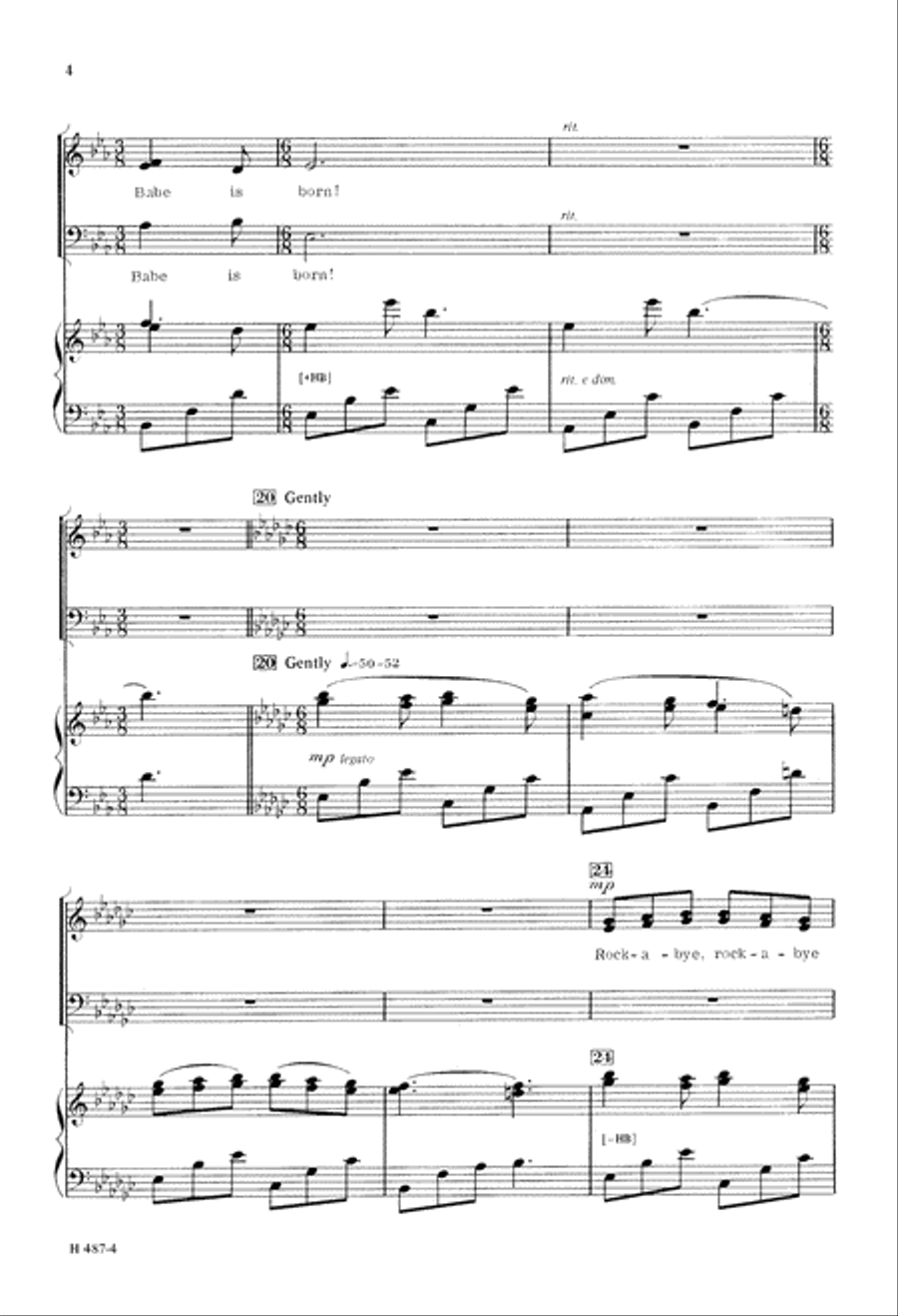 Joyfully Sing Noel (Digital Download) 4-Part scores gallery preview page 4