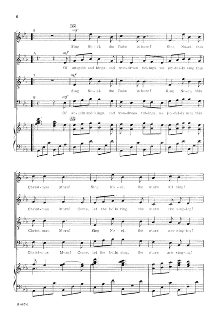Joyfully Sing Noel (Digital Download) 4-Part scores gallery preview page 6