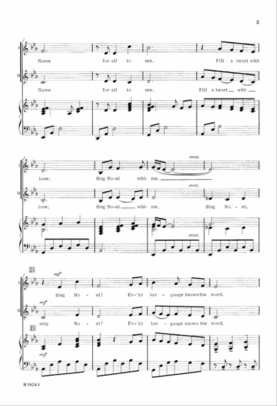 Sing Noel (Digital Download) 2-Part scores gallery preview page 3