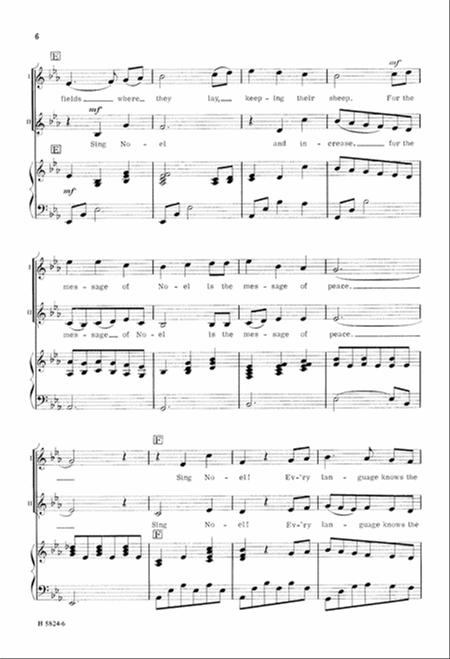 Sing Noel (Digital Download) 2-Part scores gallery preview page 6