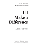 I'll Make a Difference (Digital Download)