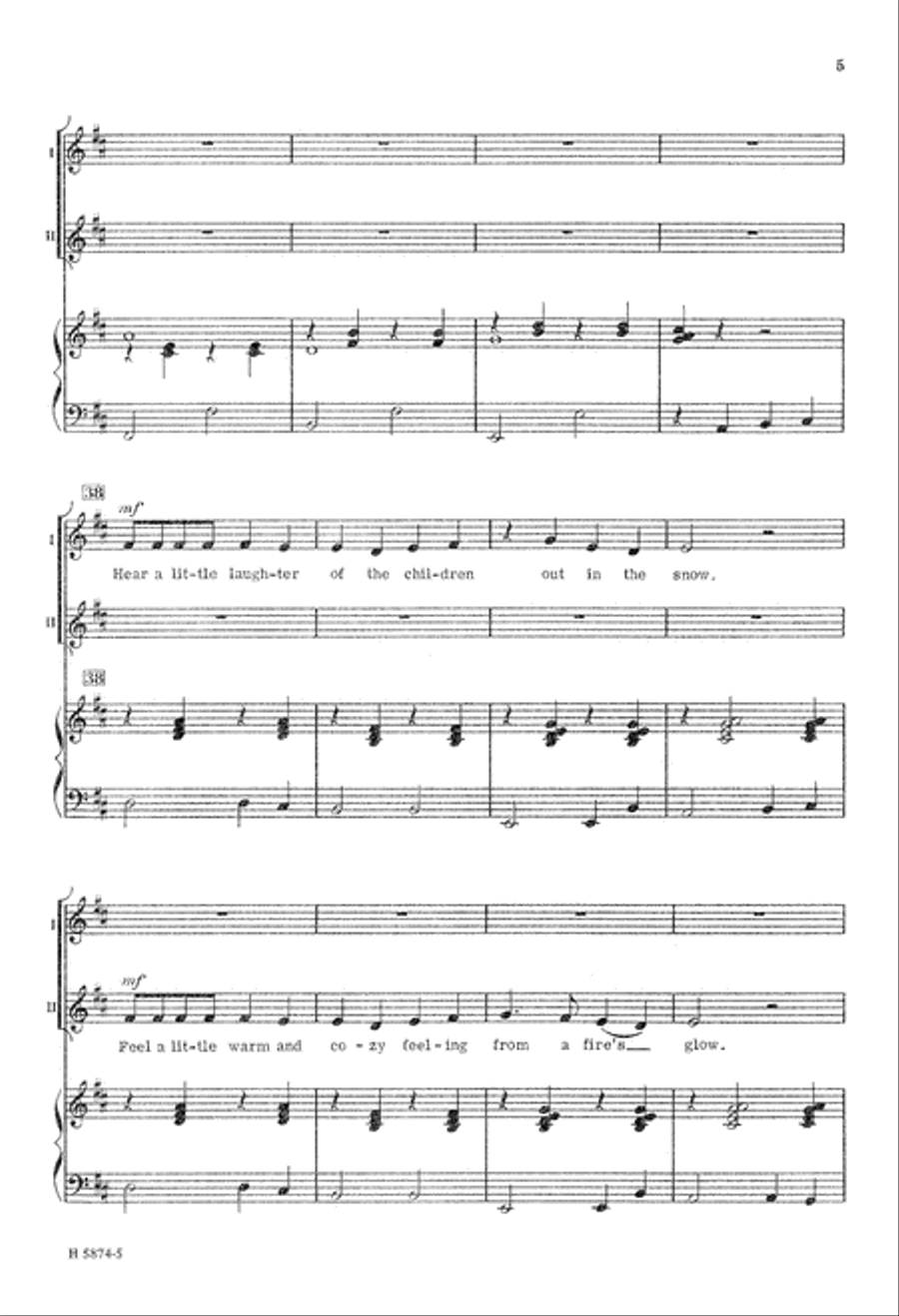 Let a Little Christmas Fill Your Heart (Digital Download) 2-Part scores gallery preview page 5