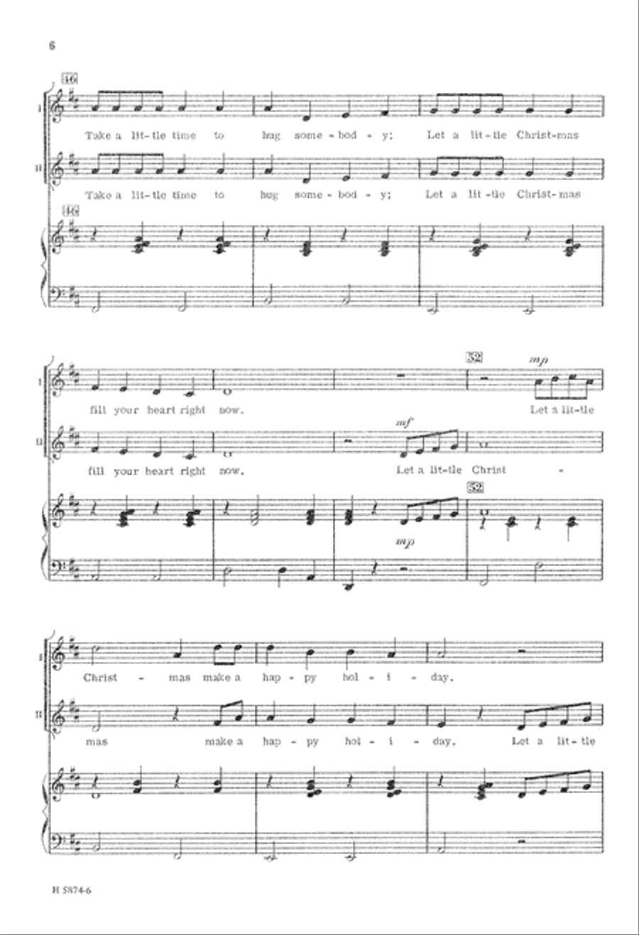Let a Little Christmas Fill Your Heart (Digital Download) 2-Part scores gallery preview page 6
