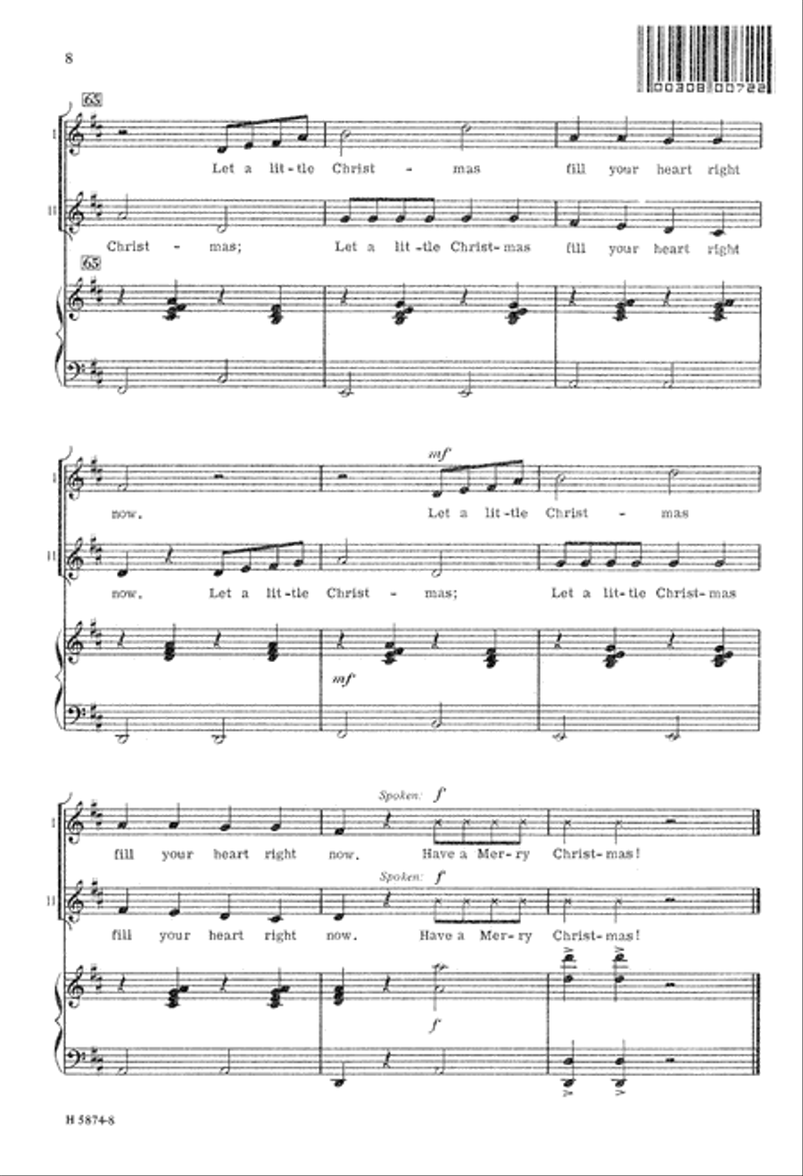 Let a Little Christmas Fill Your Heart (Digital Download) 2-Part scores gallery preview page 8