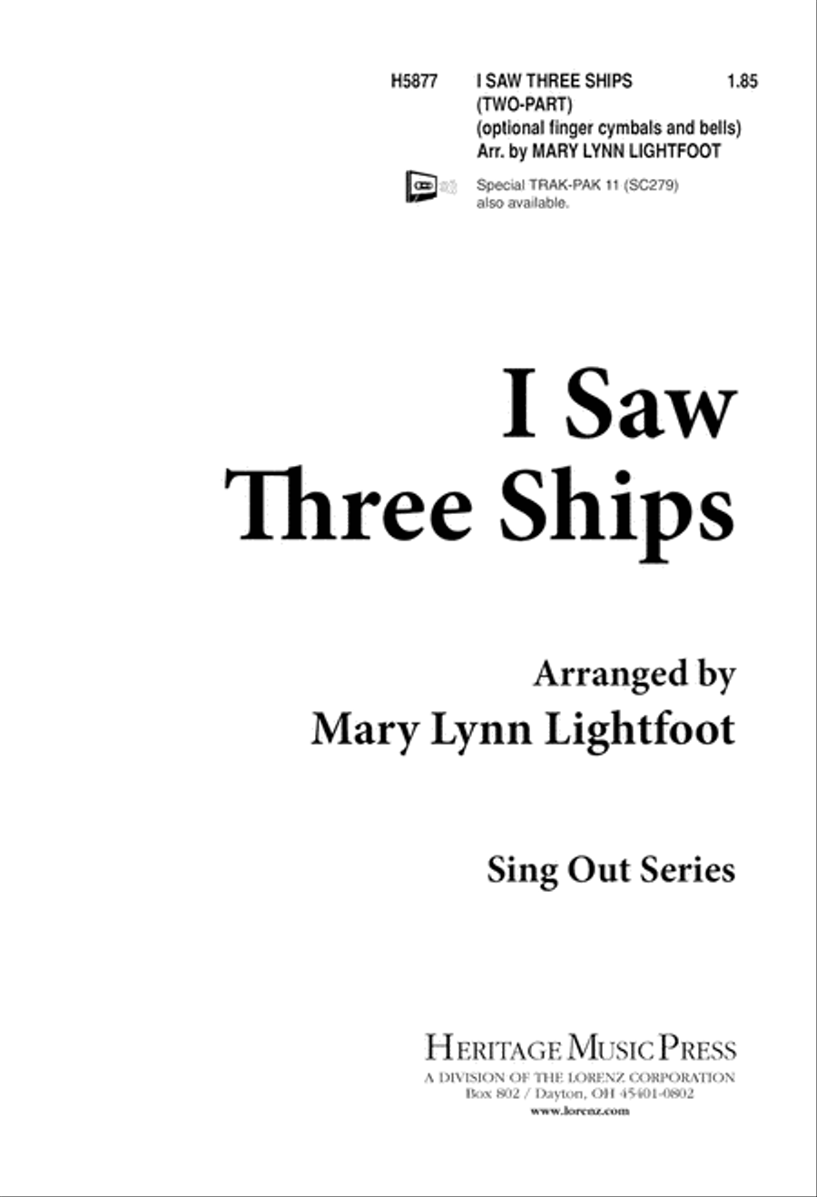 I Saw Three Ships (Digital Download) 2-Part scores gallery preview page 1