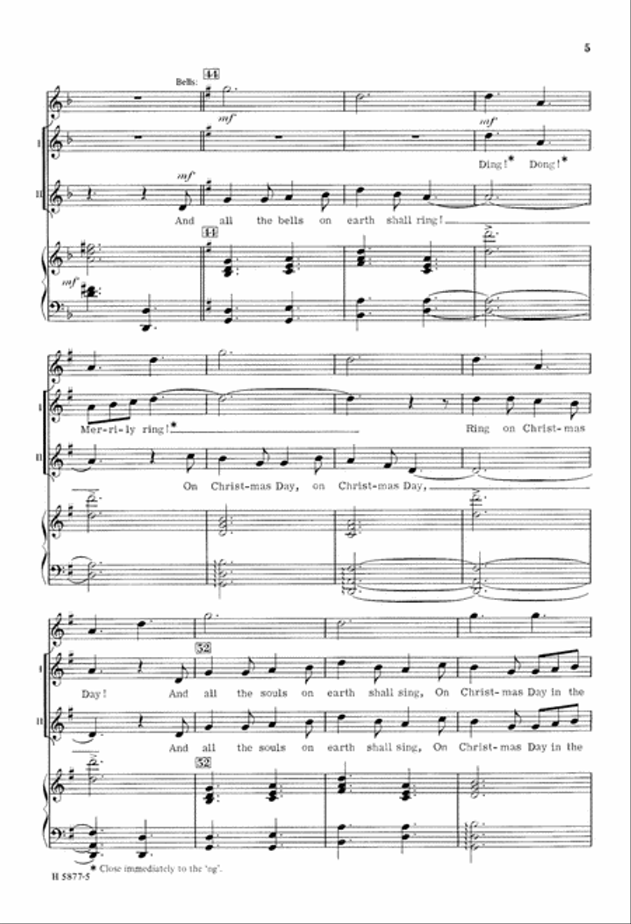 I Saw Three Ships (Digital Download) 2-Part scores gallery preview page 5