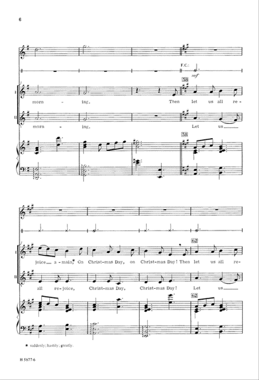 I Saw Three Ships (Digital Download) 2-Part scores gallery preview page 6