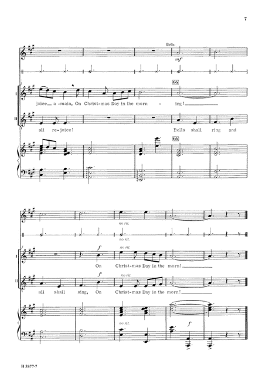 I Saw Three Ships (Digital Download) 2-Part scores gallery preview page 7