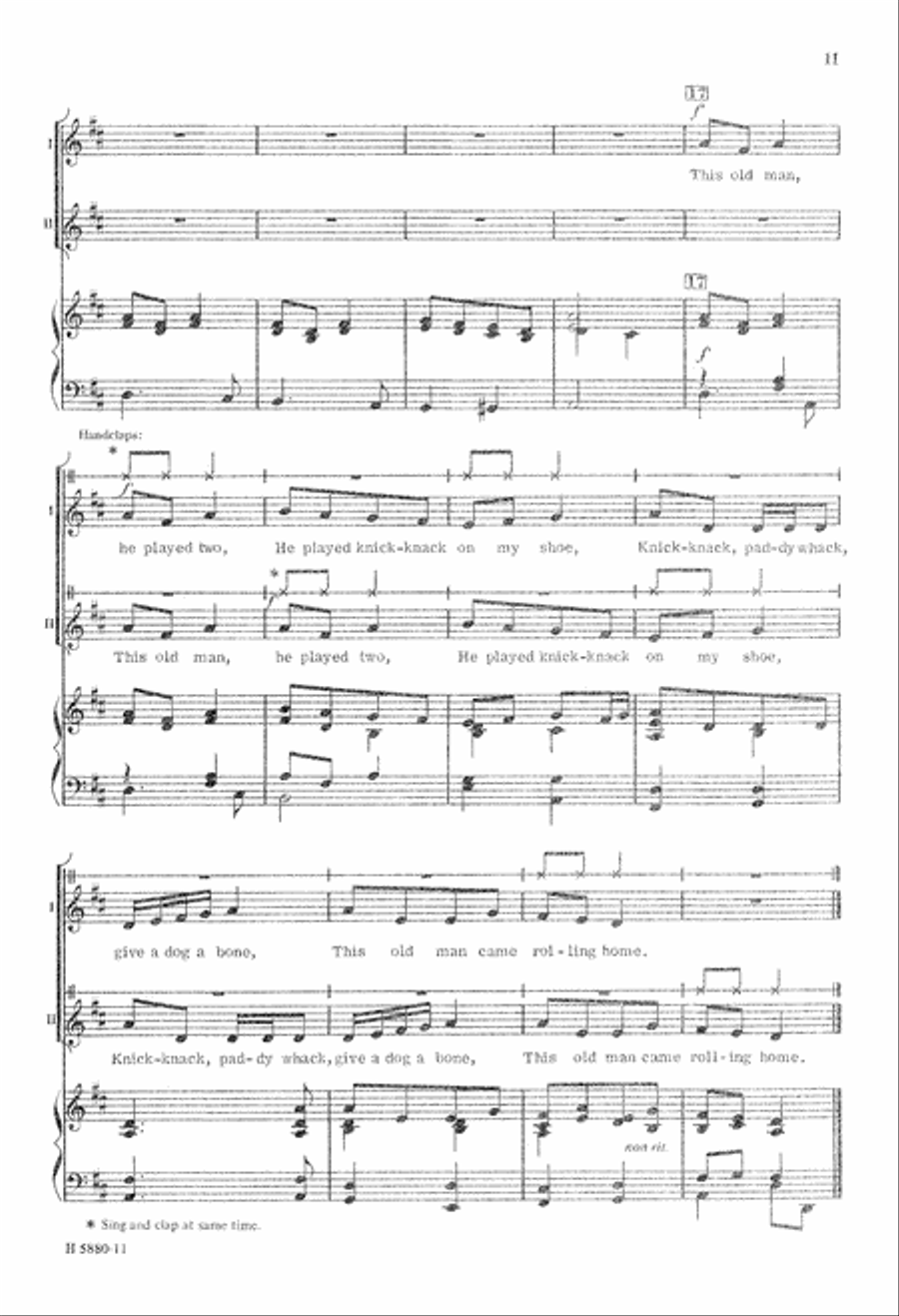 Clapping Rounds (Digital Download) 2-Part scores gallery preview page 11