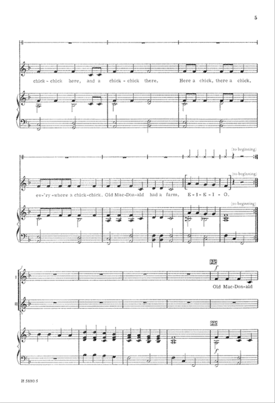 Clapping Rounds (Digital Download) 2-Part scores gallery preview page 5