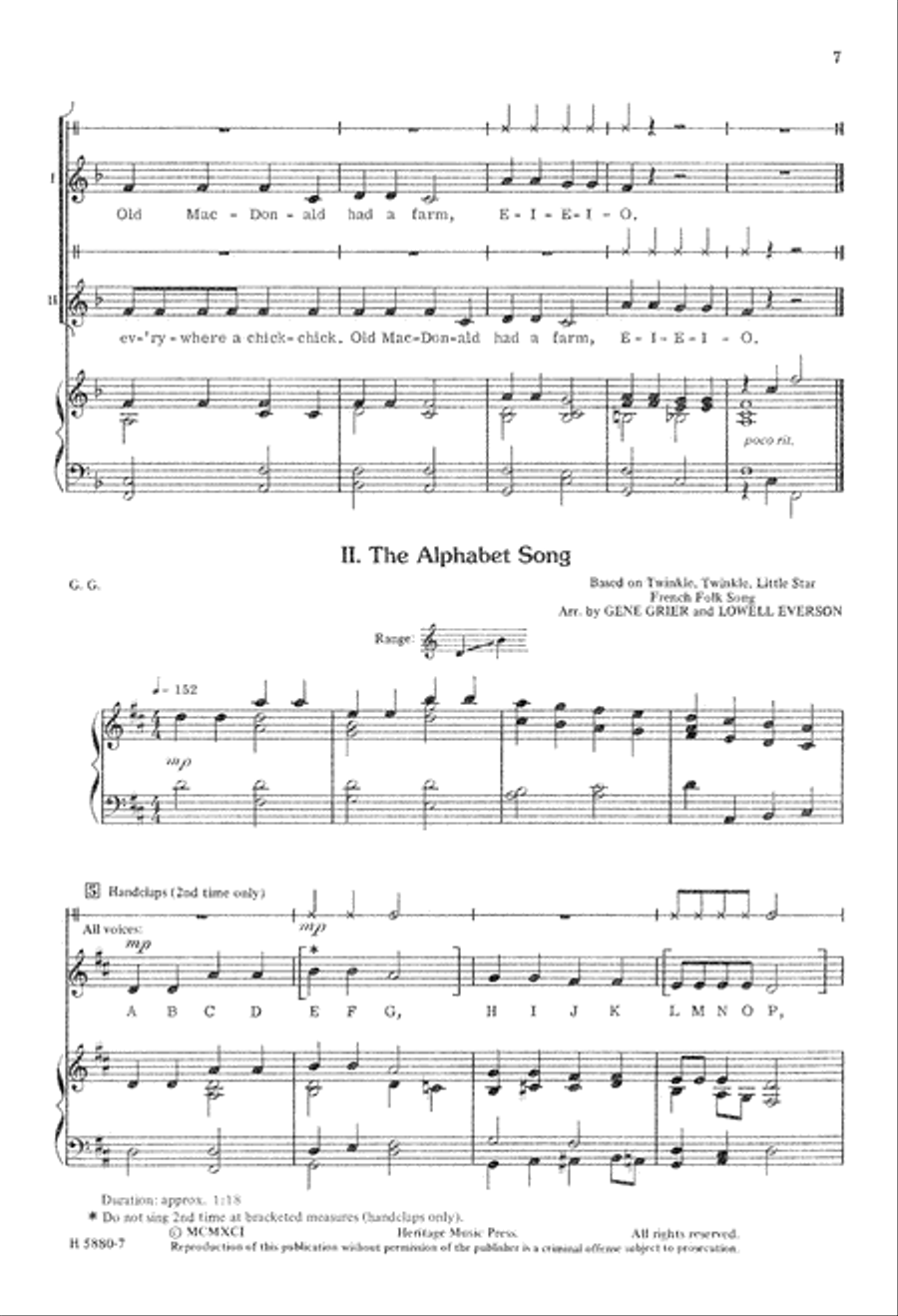 Clapping Rounds (Digital Download) 2-Part scores gallery preview page 7