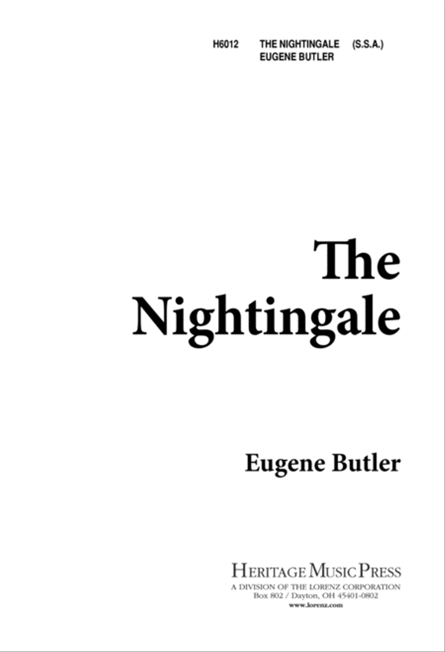The Nightingale (Digital Download) SSA scores gallery preview page 1