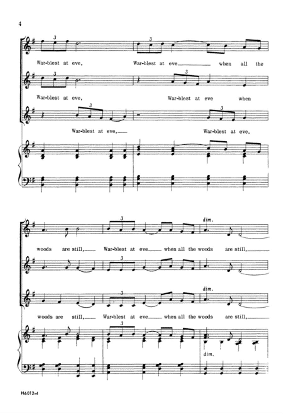 The Nightingale (Digital Download) SSA scores gallery preview page 4