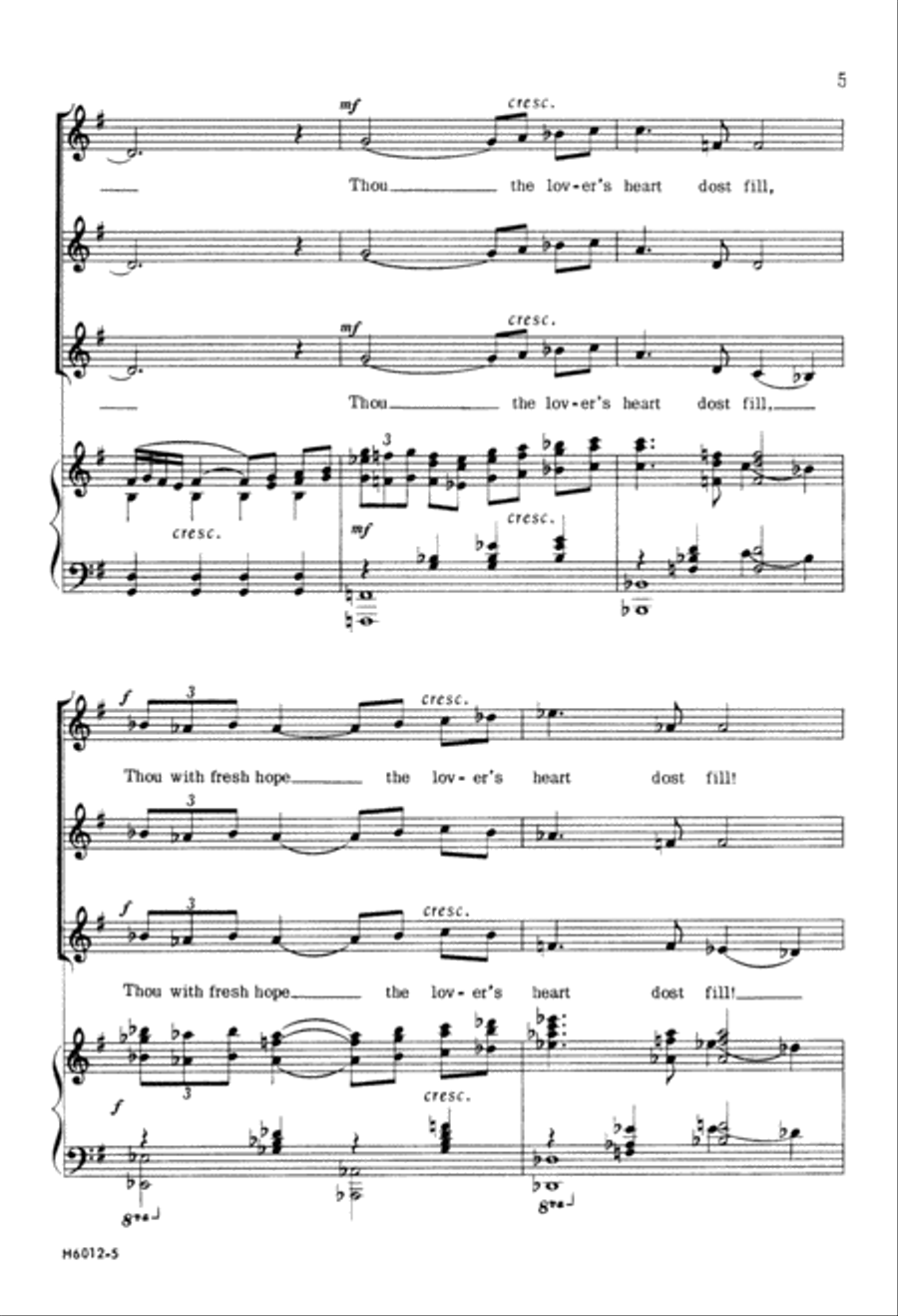 The Nightingale (Digital Download) SSA scores gallery preview page 5