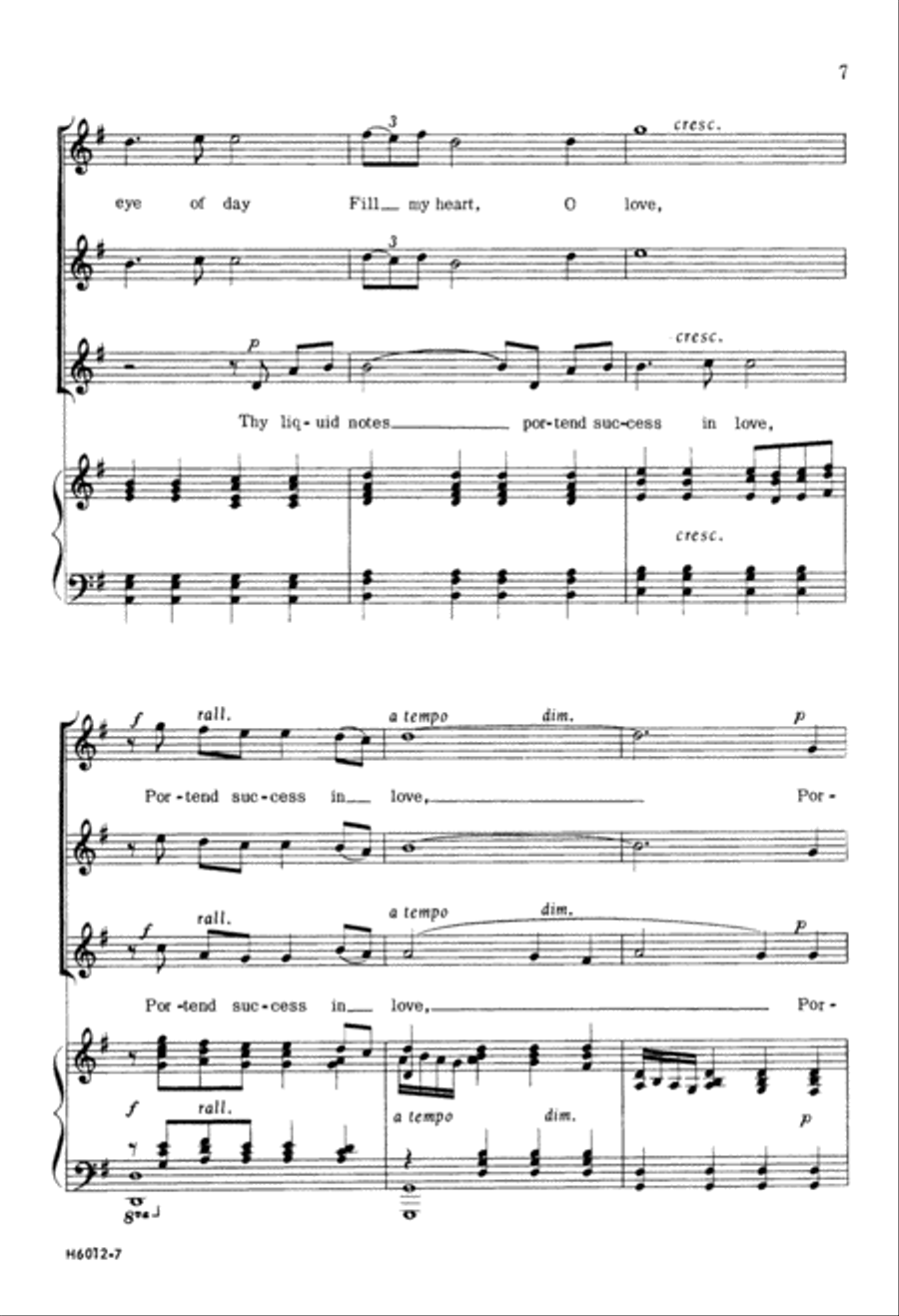 The Nightingale (Digital Download) SSA scores gallery preview page 7