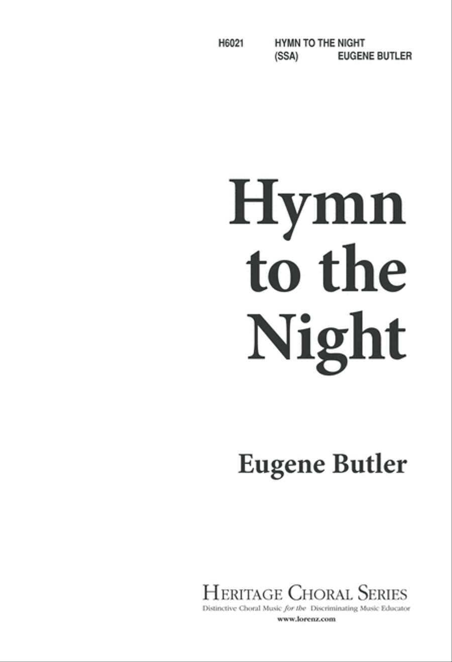 Hymn to the Night (Digital Download) SSA scores gallery preview page 1
