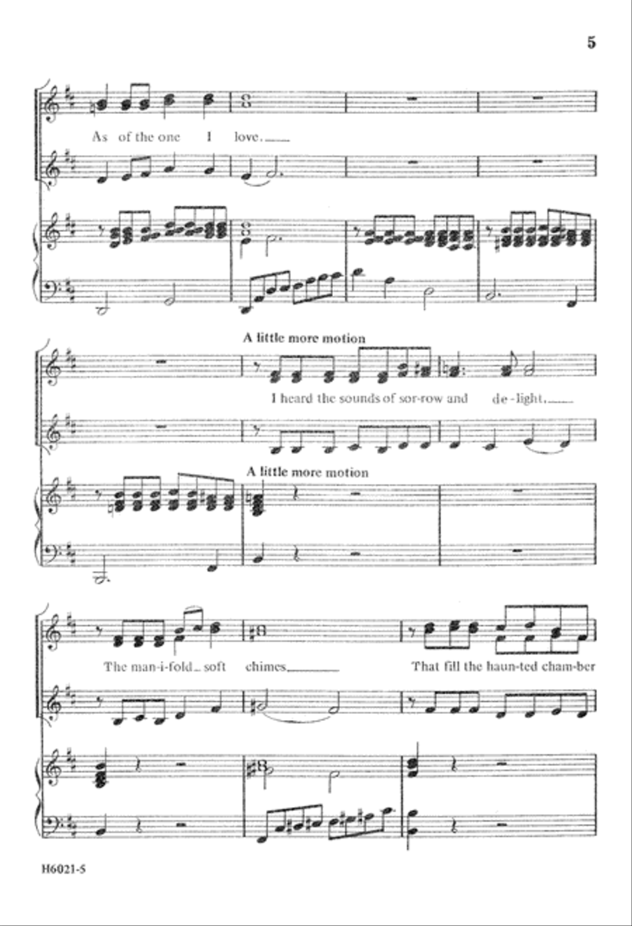 Hymn to the Night (Digital Download) SSA scores gallery preview page 5