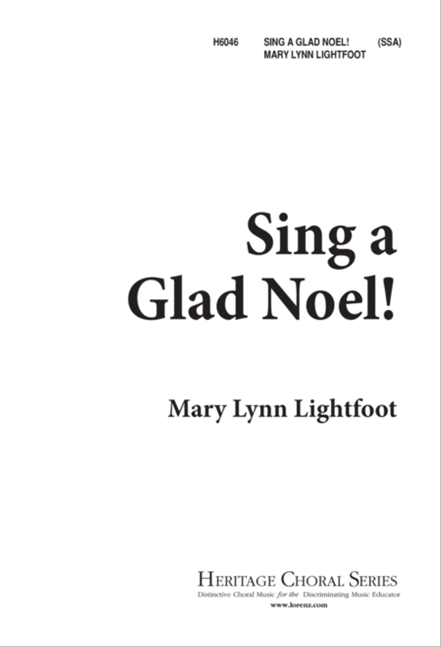 Sing a Glad Noel (Digital Download) SSA scores gallery preview page 1