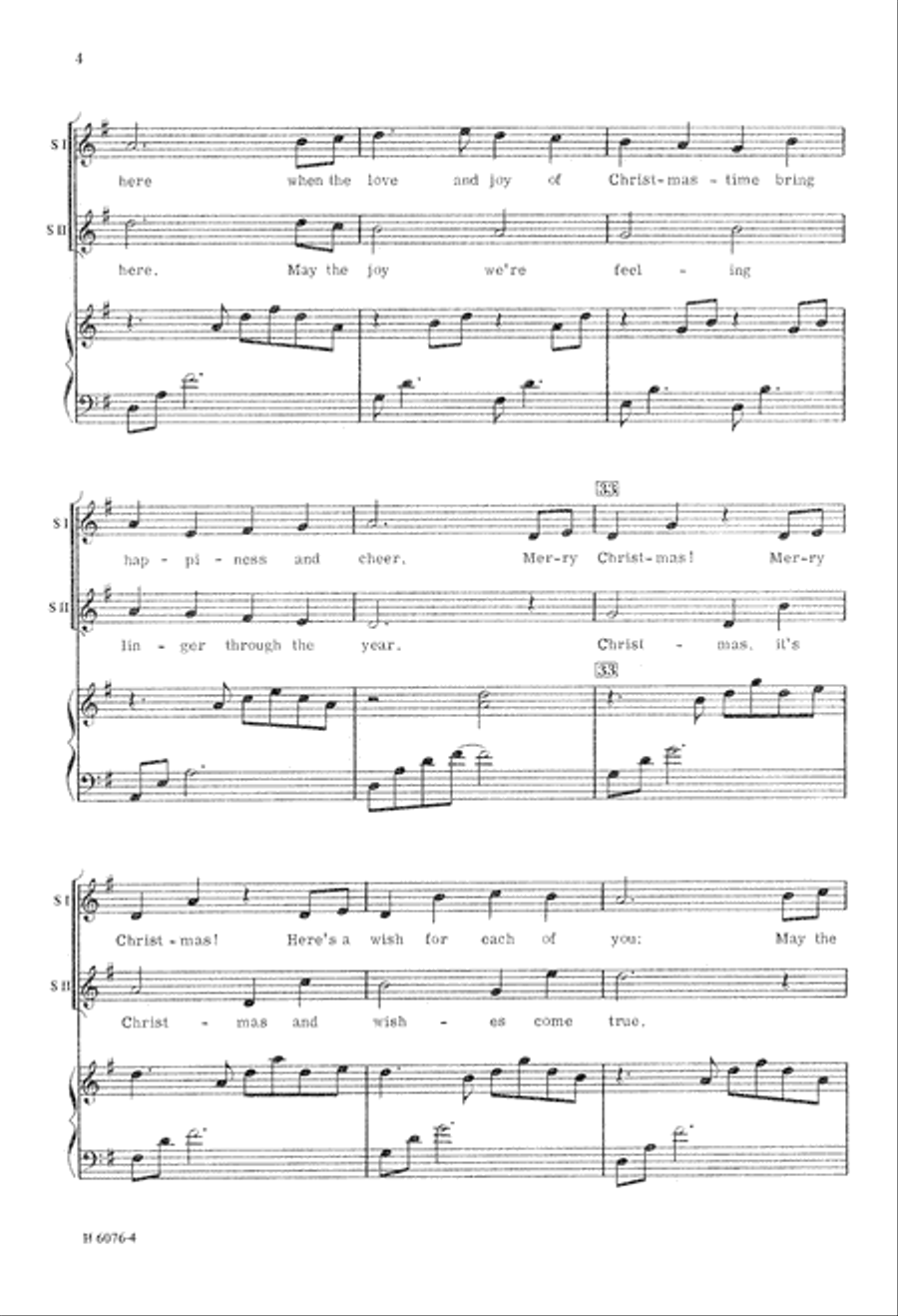 Merry Christmas (Digital Download) SSA scores gallery preview page 4