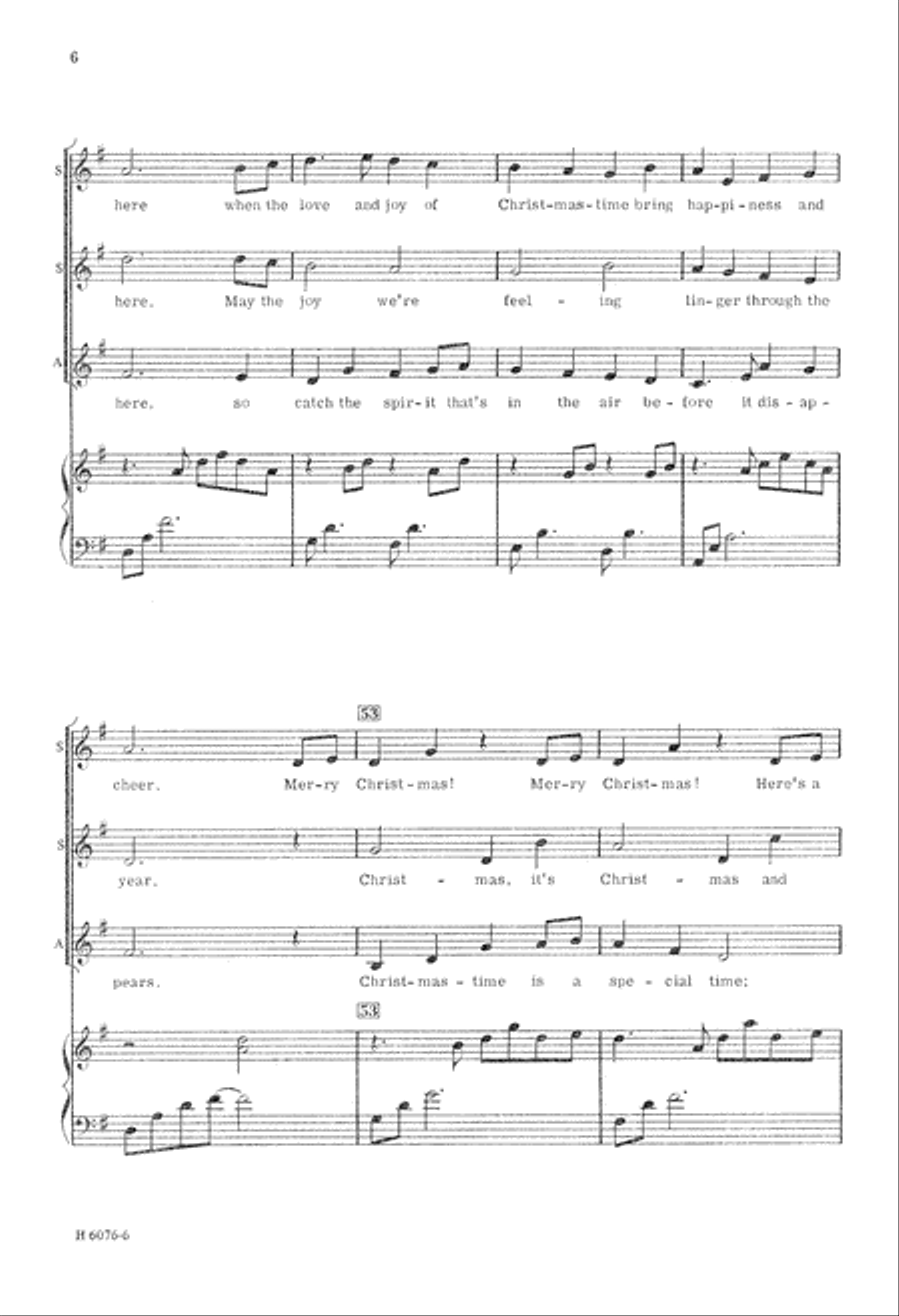 Merry Christmas (Digital Download) SSA scores gallery preview page 6