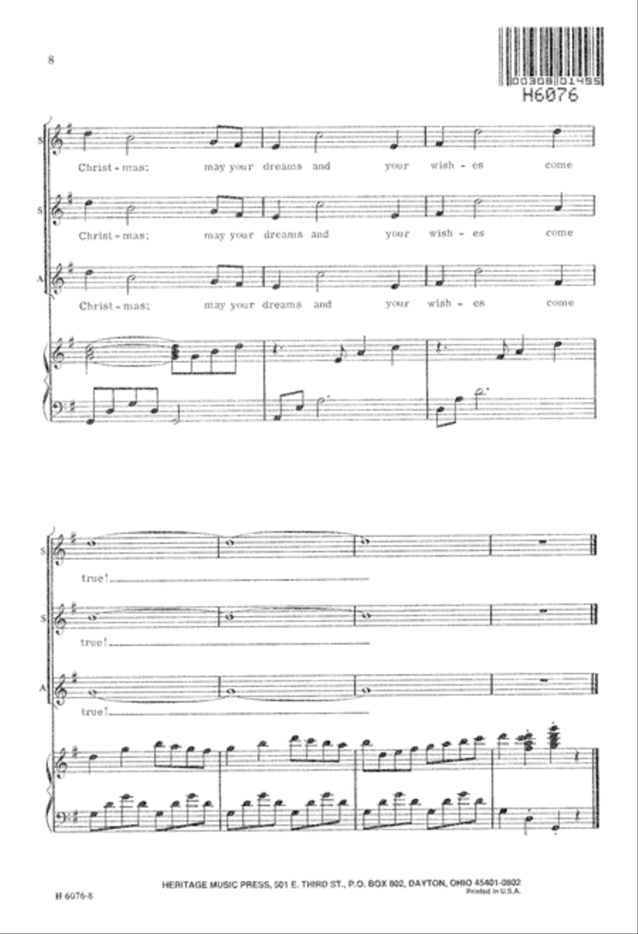 Merry Christmas (Digital Download) SSA scores gallery preview page 8