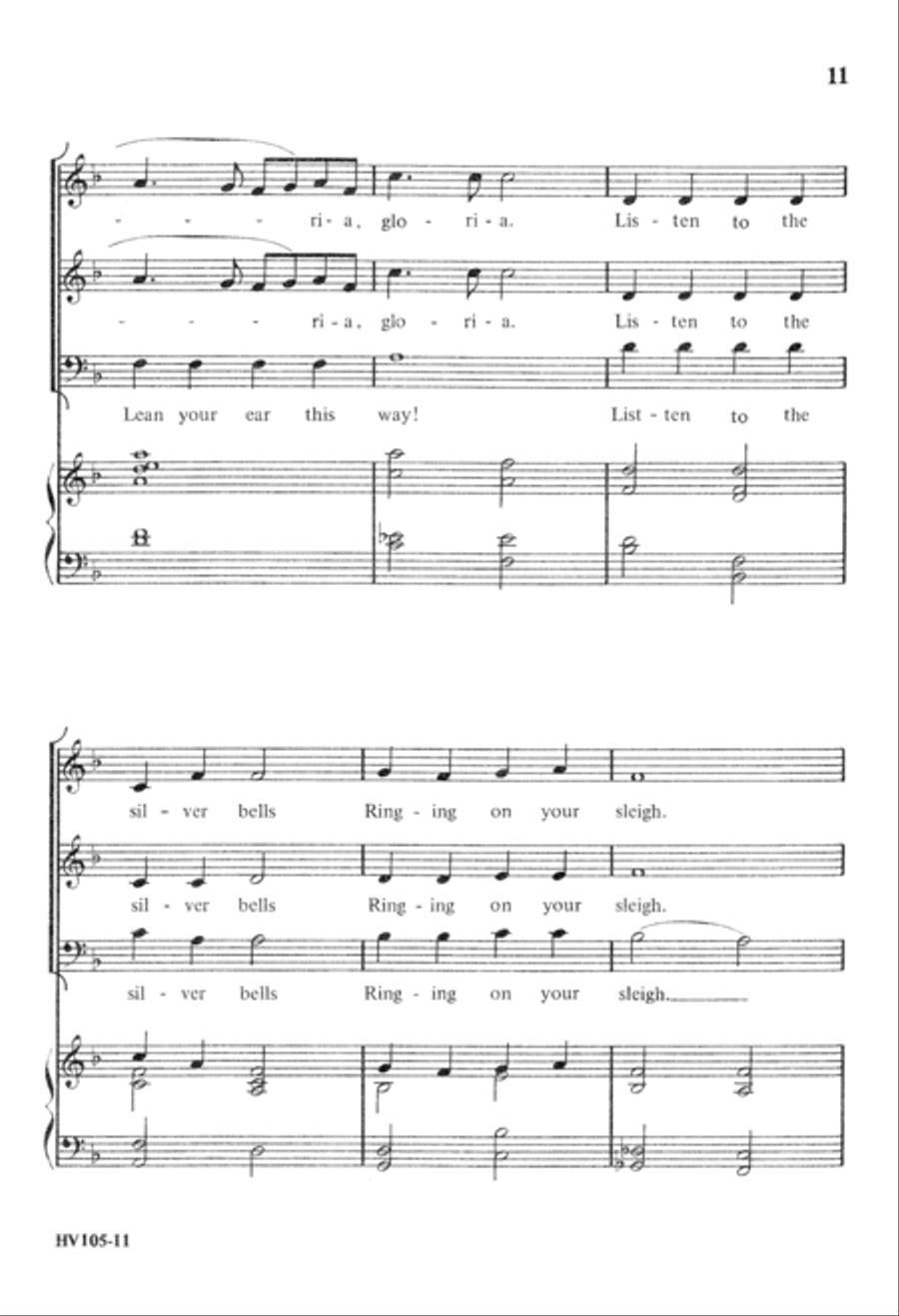 Merry Christmas Bells Merry Christmas Bells 3-Part scores gallery preview page 11