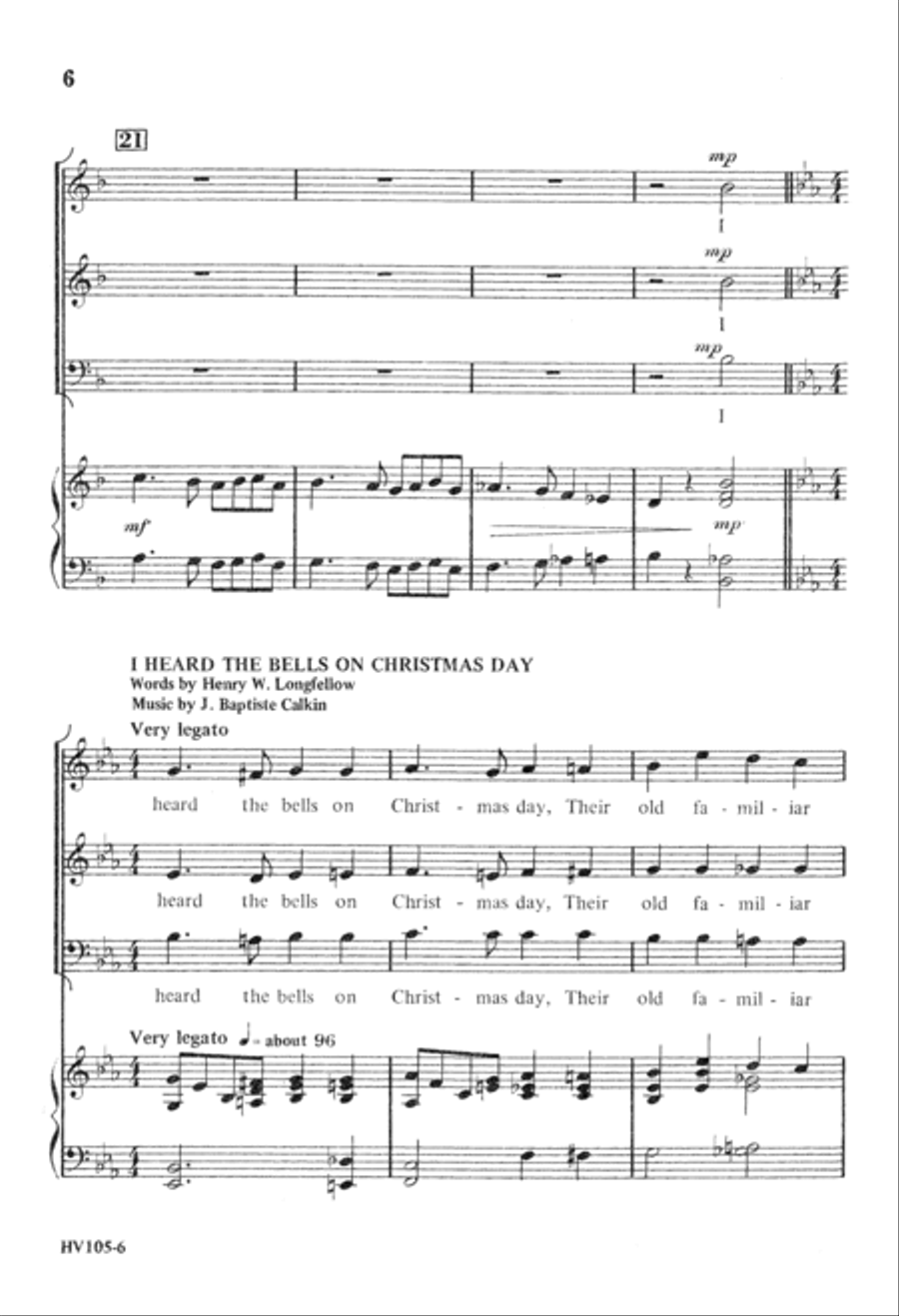 Merry Christmas Bells Merry Christmas Bells 3-Part scores gallery preview page 6