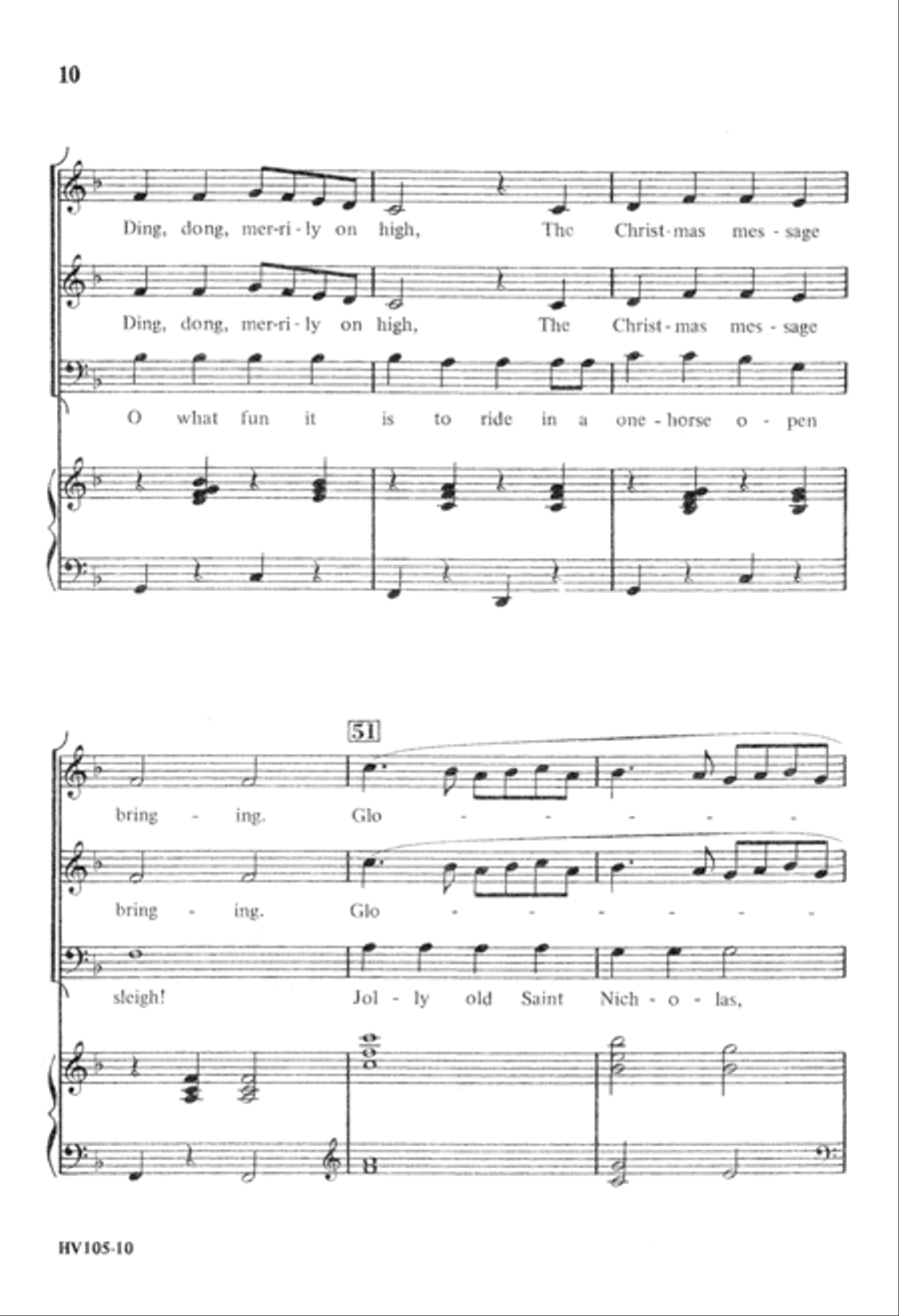 Merry Christmas Bells Merry Christmas Bells 3-Part scores gallery preview page 10