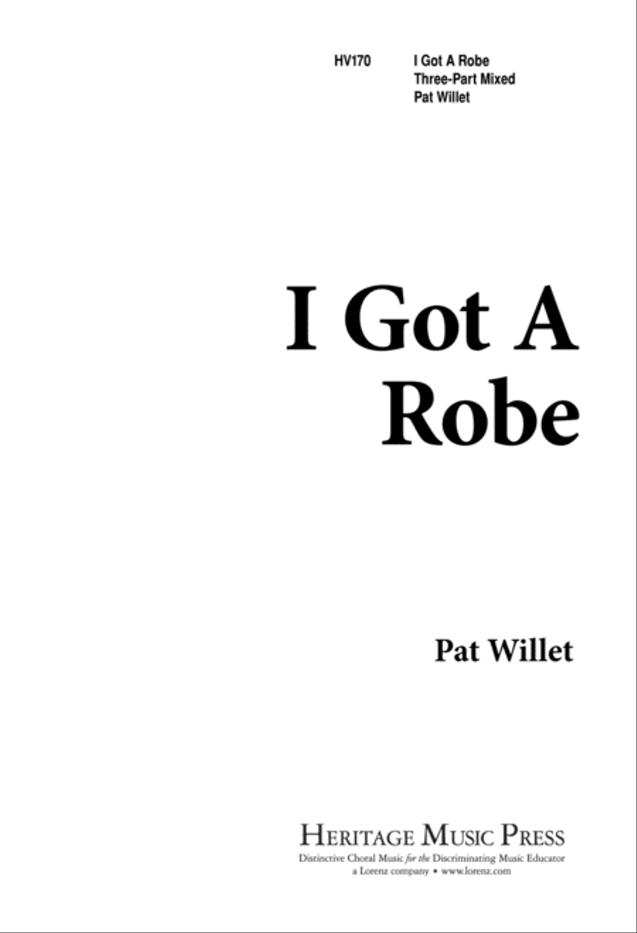 I Got a Robe (Digital Download) 3-Part scores gallery preview page 1