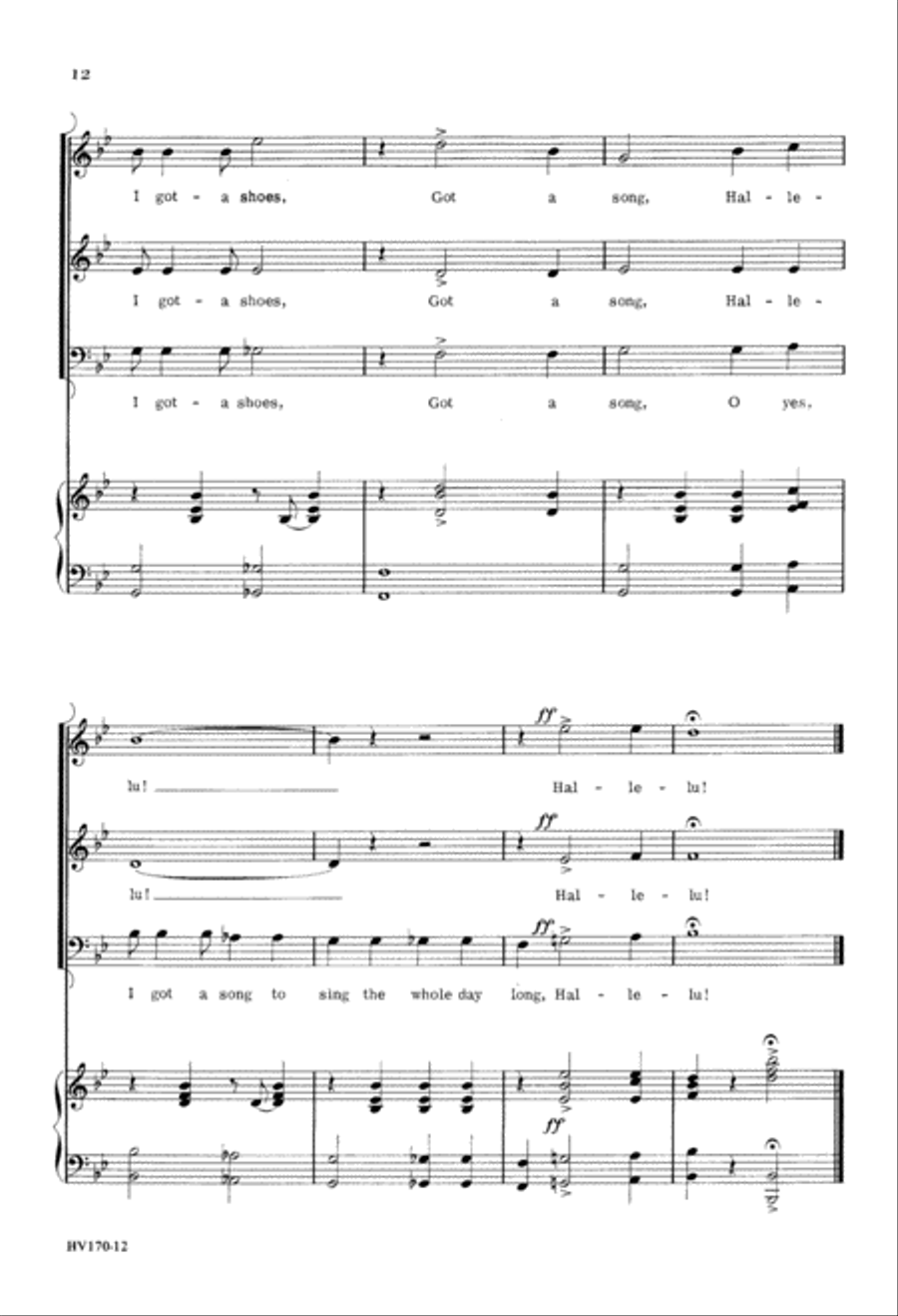 I Got a Robe (Digital Download) 3-Part scores gallery preview page 12