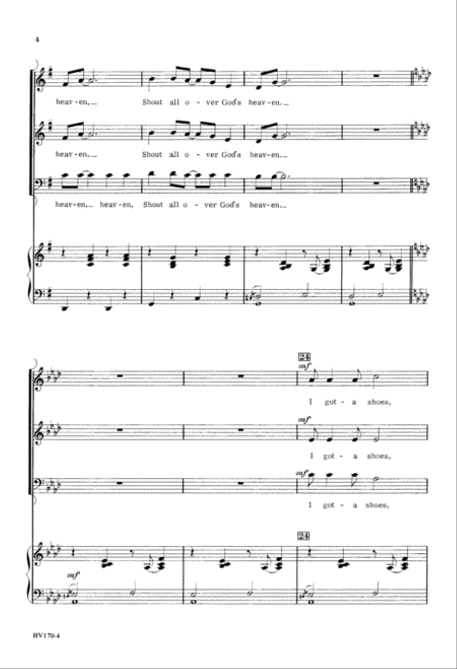 I Got a Robe (Digital Download) 3-Part scores gallery preview page 4