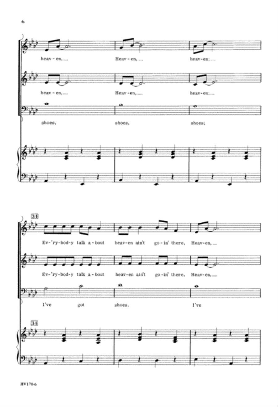 I Got a Robe (Digital Download) 3-Part scores gallery preview page 6
